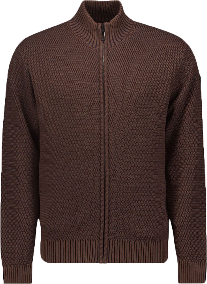 No Excess Vest Glidelås Brun 21230964-040