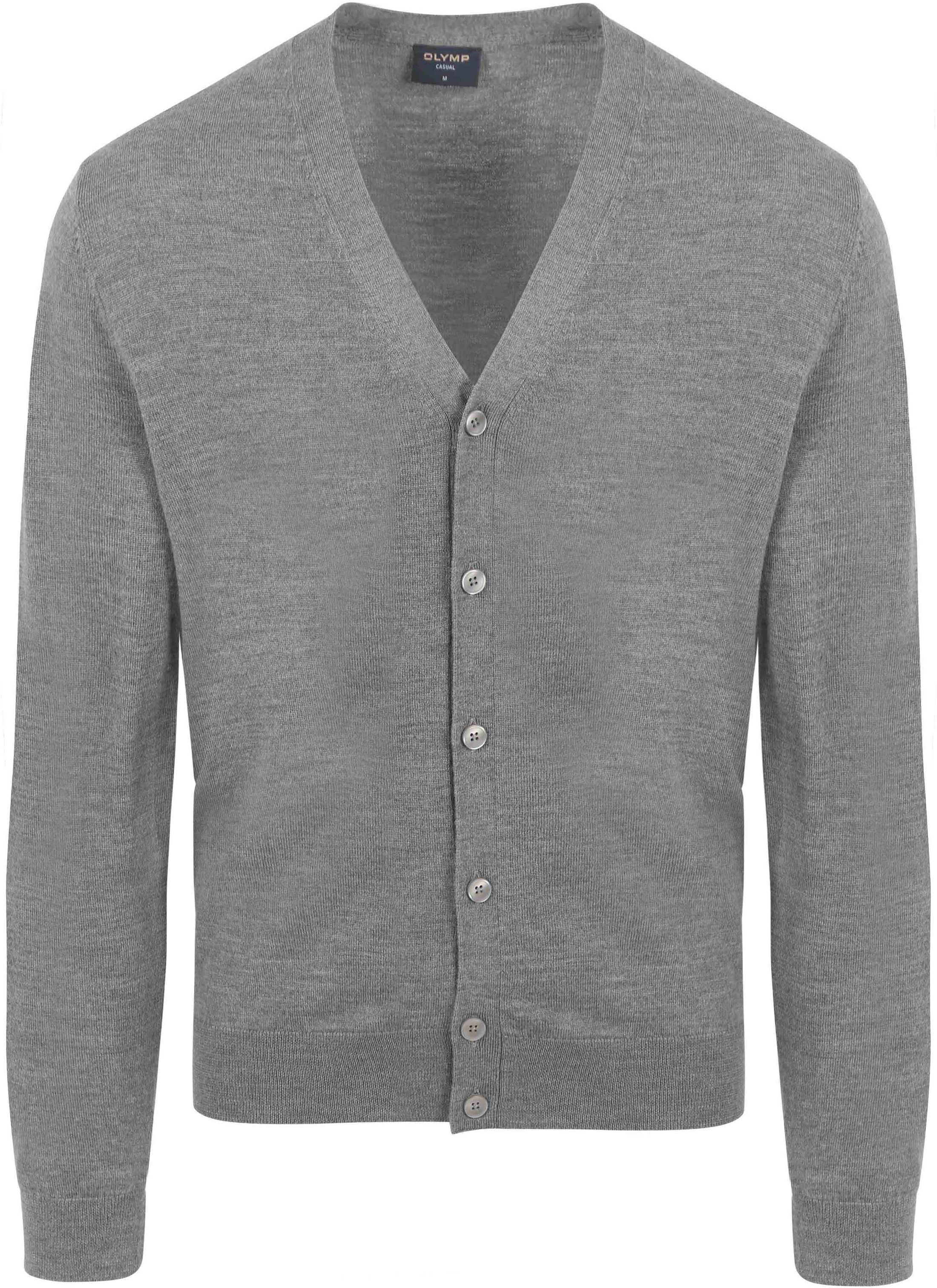 Olymp Vest i uld, Grå 533566-63