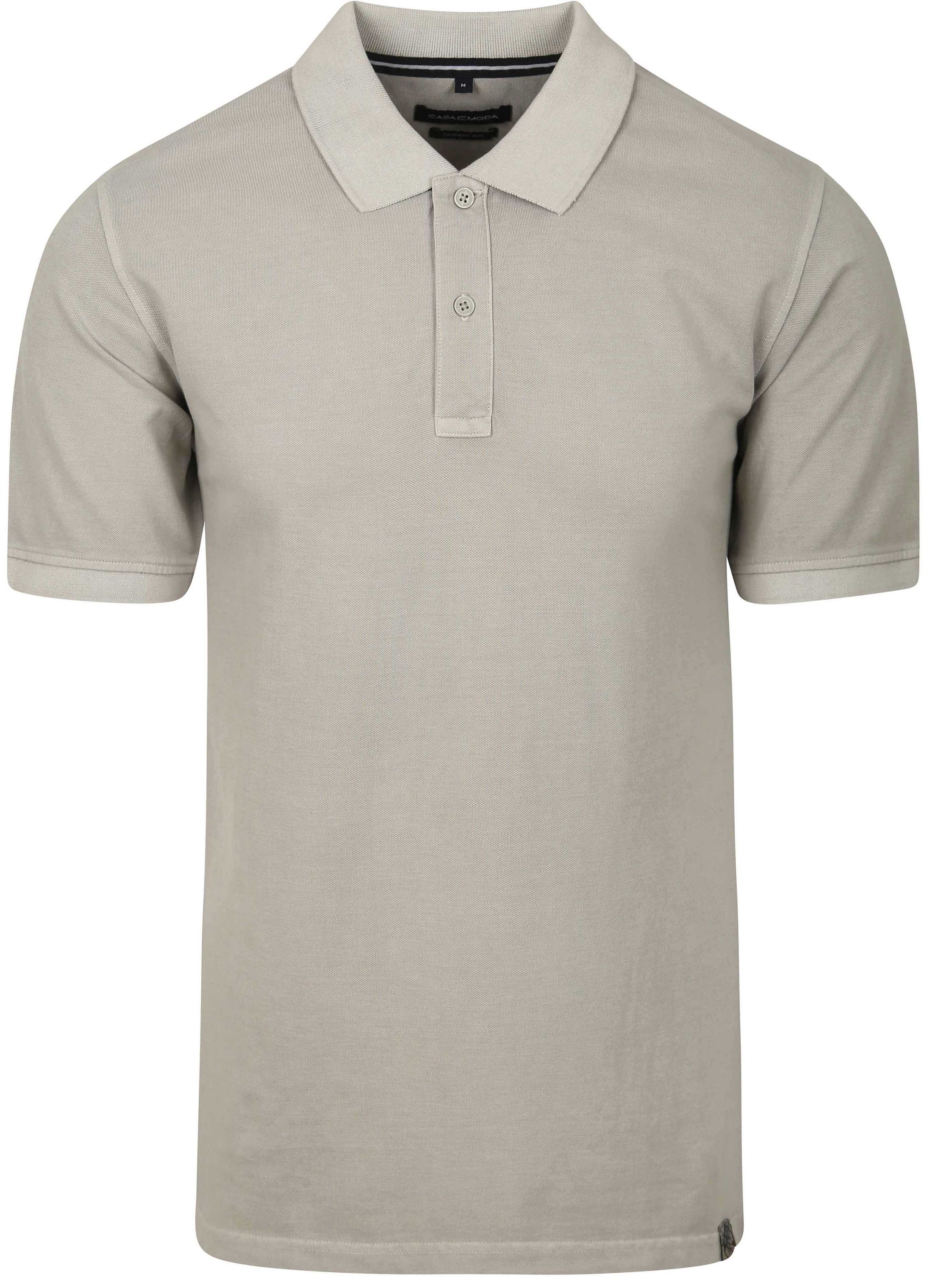 Casa Moda Polo Piqué Garment Dye Grau 954438100-703 kaufen | Suitable