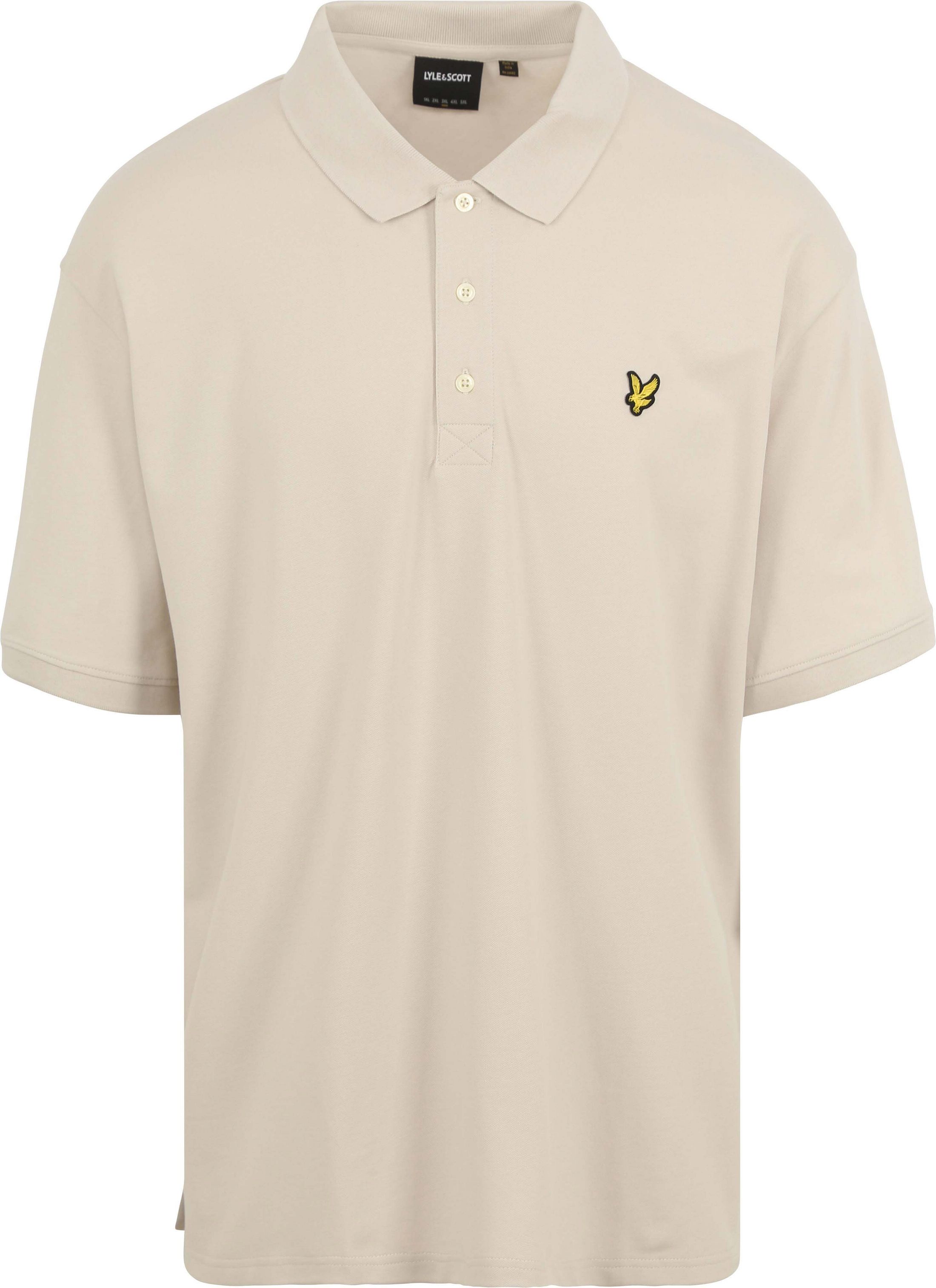 Lyle and Scott Storlek Över Polo Ecru SP400VOGX-W870