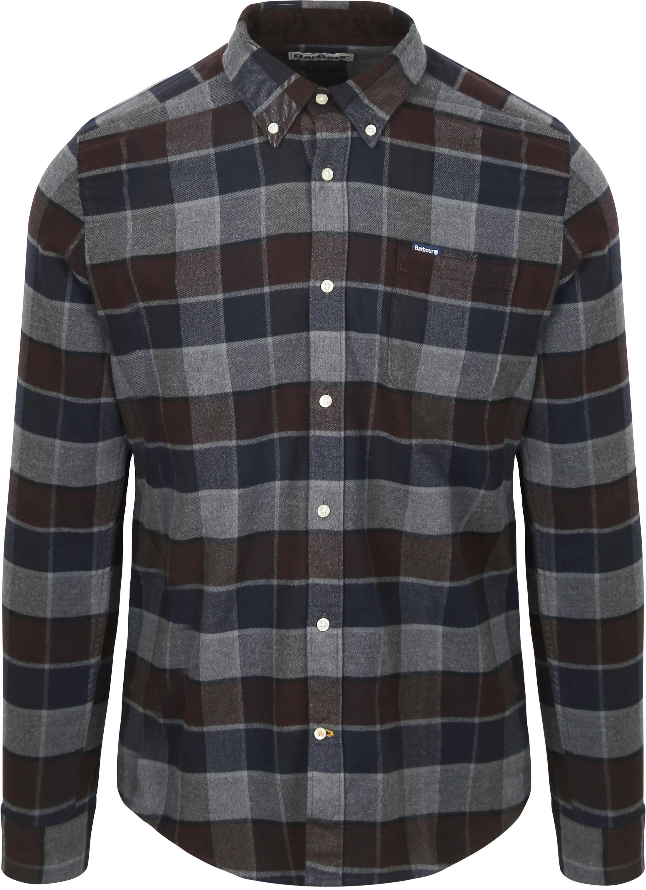 Barbour Valley Hemd Kariert Braun Anthrazit kaufen | MSH5057-BR17 | Suitable