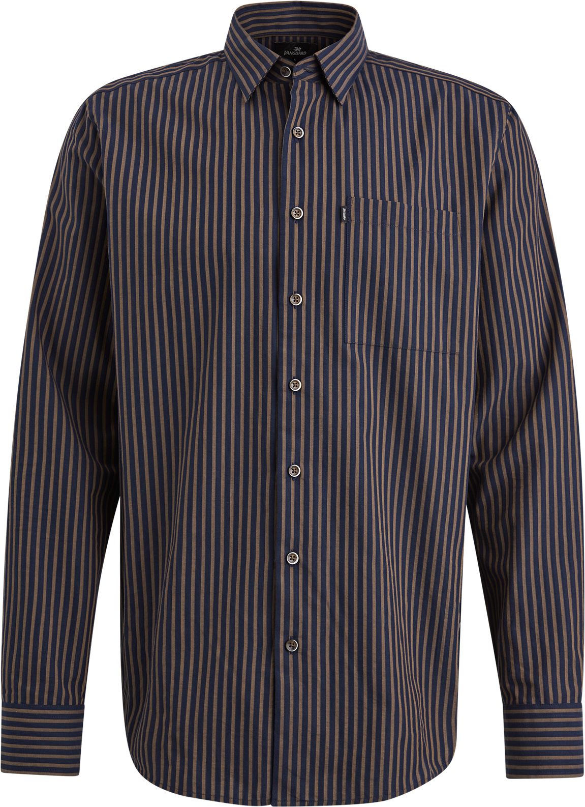 Vanguard Hemd Streifen Navy Braun VSI2409219-5073 kaufen | Suitable