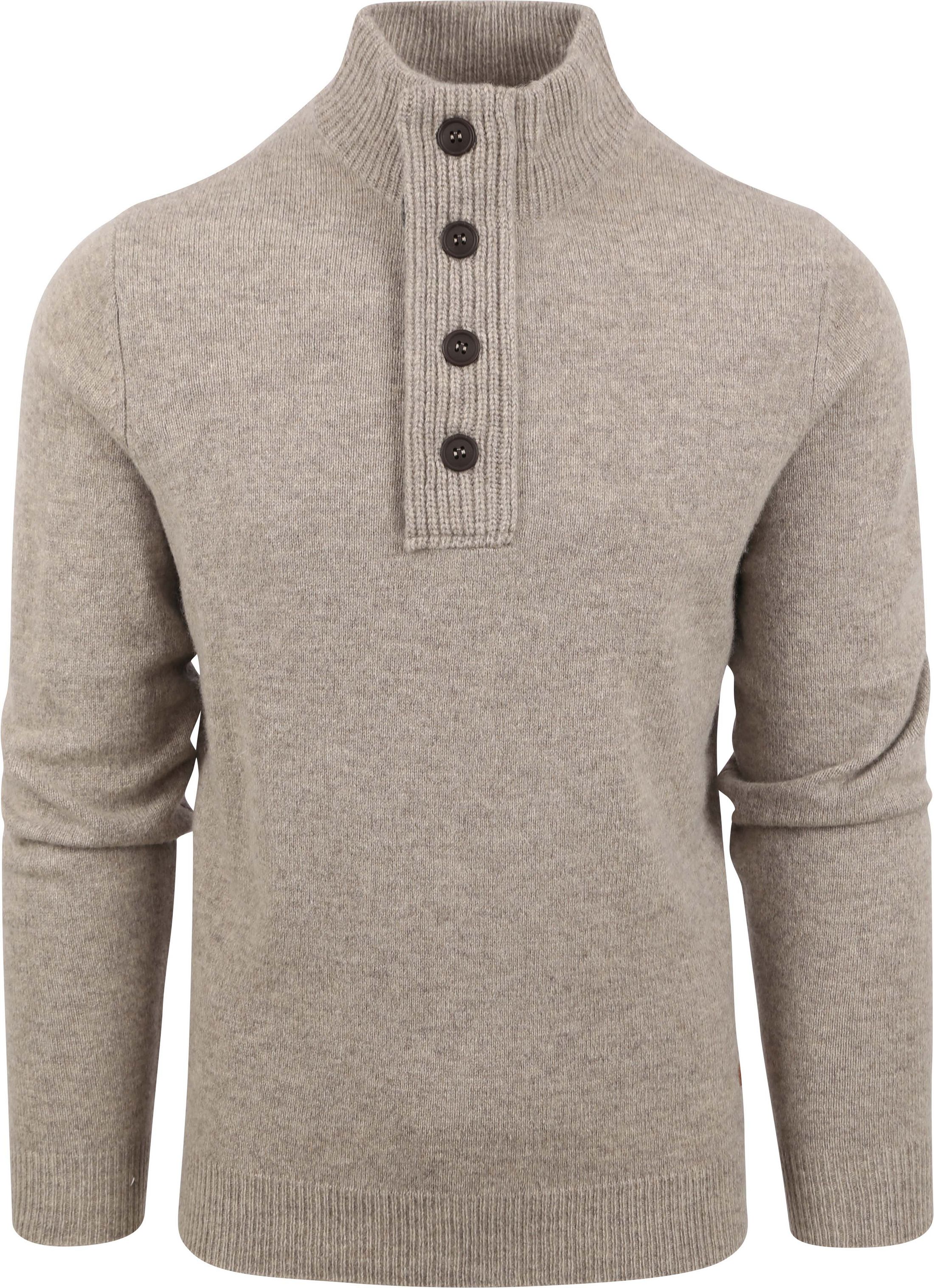 Barbour Mocker Tröja Merinoull Greige MKN0585-ST51