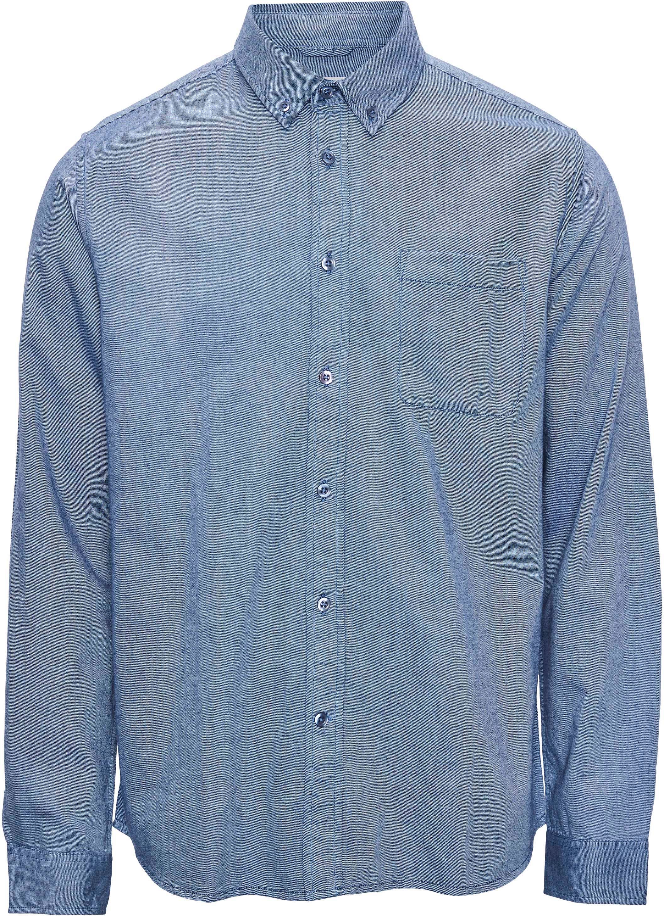 KnowledgeCotton Apparel Shirt Blue order online | 90889-1188 | Suitable Lithuania