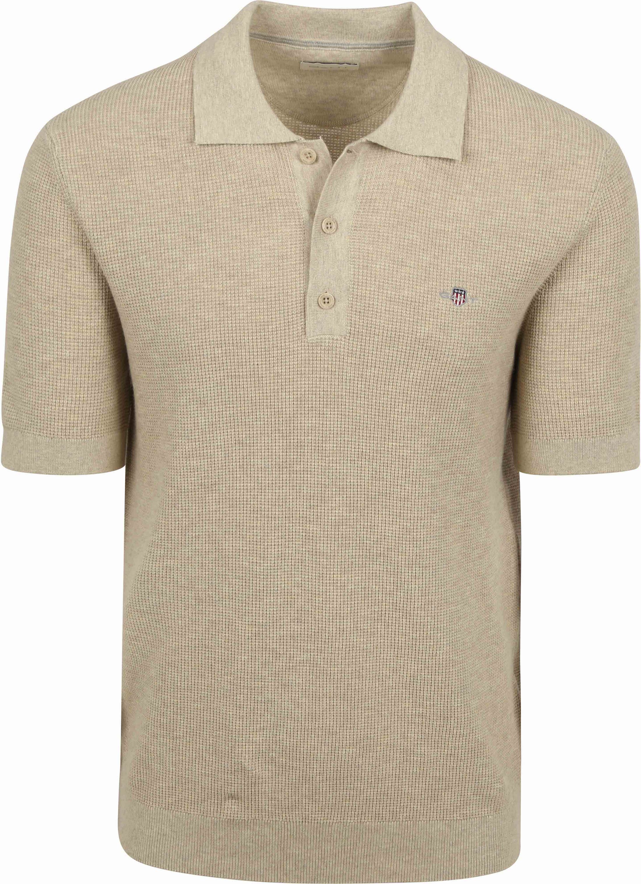 Gant Knitted Polo Beige commander en ligne | Suitable