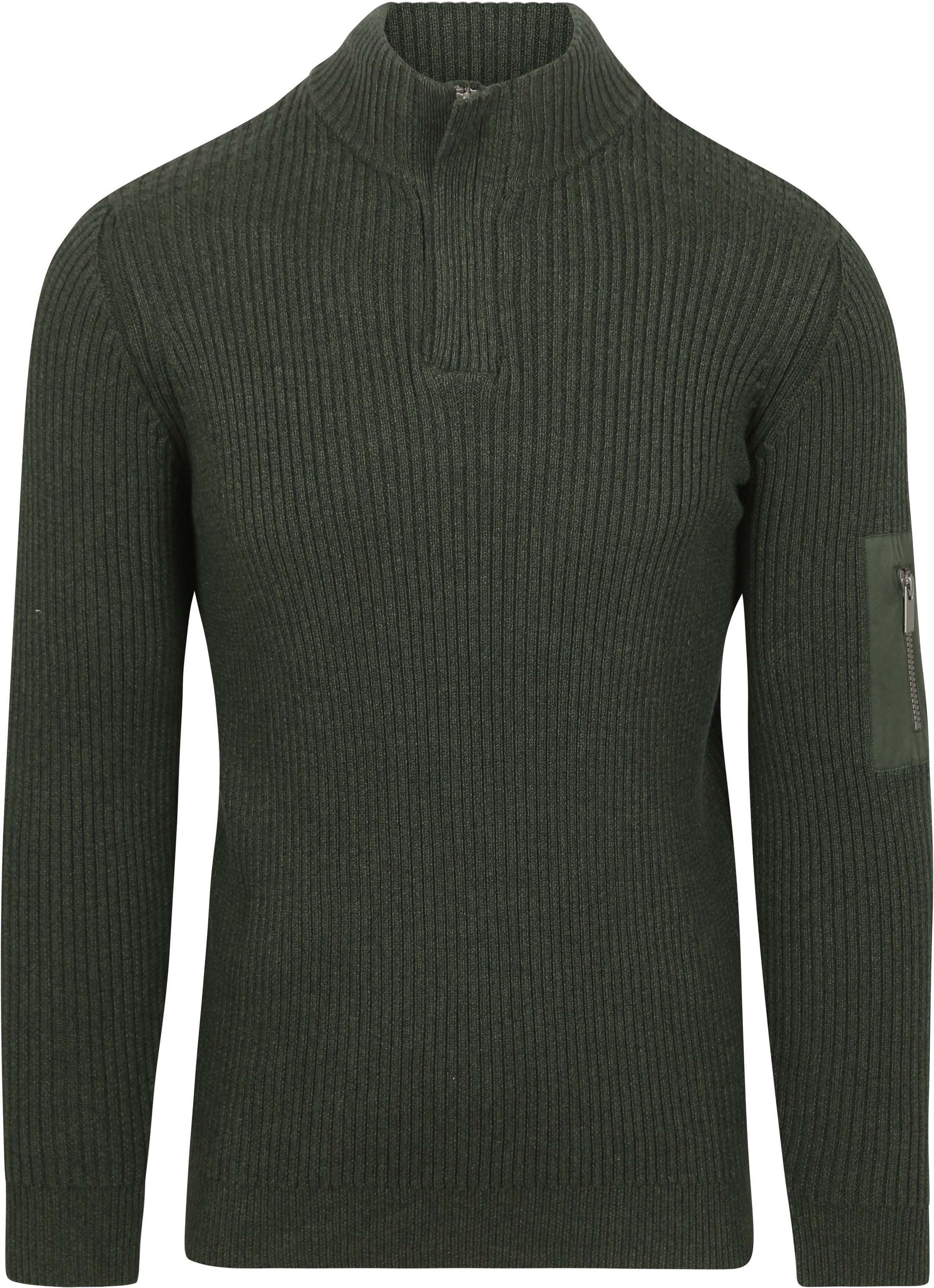 Suitable Mou Half Zip Pullover Dunkelgrün RSP-25PUMOUZ-GR kaufen | Suitable