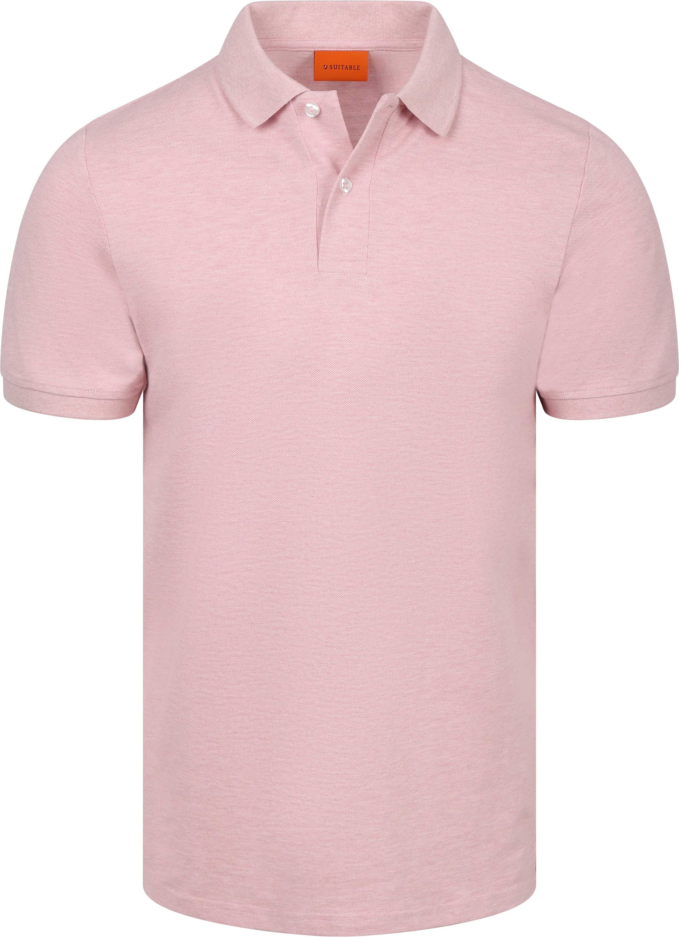 Suitable Poloshirt MEL Pique Roze kopen | Suitable