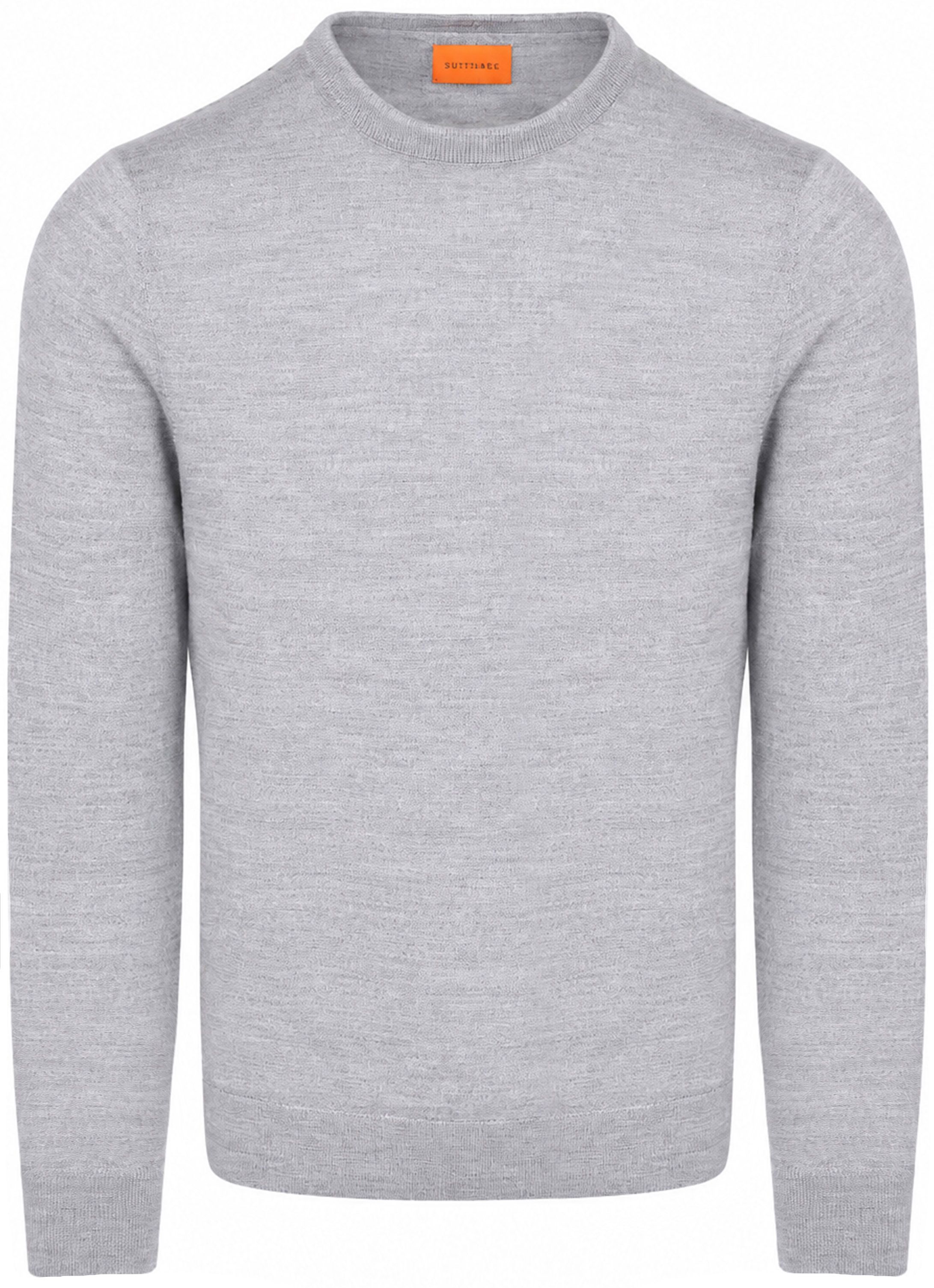 Køb Suitable Merino Pullover Grå PU-MRI-O-24 Light Grey | Suitable