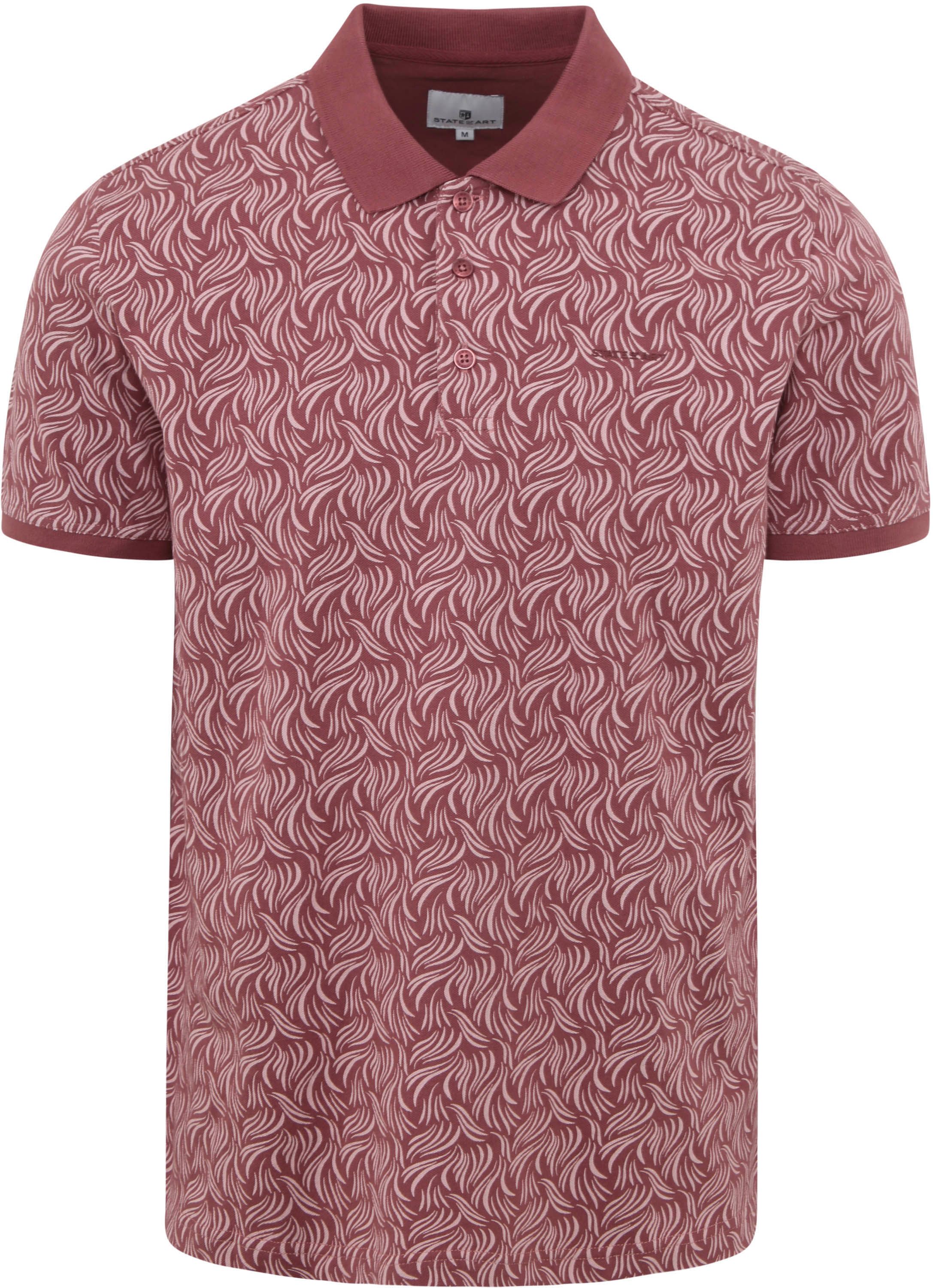 State Of Art Poloshirt Print Roze 46413401-4241