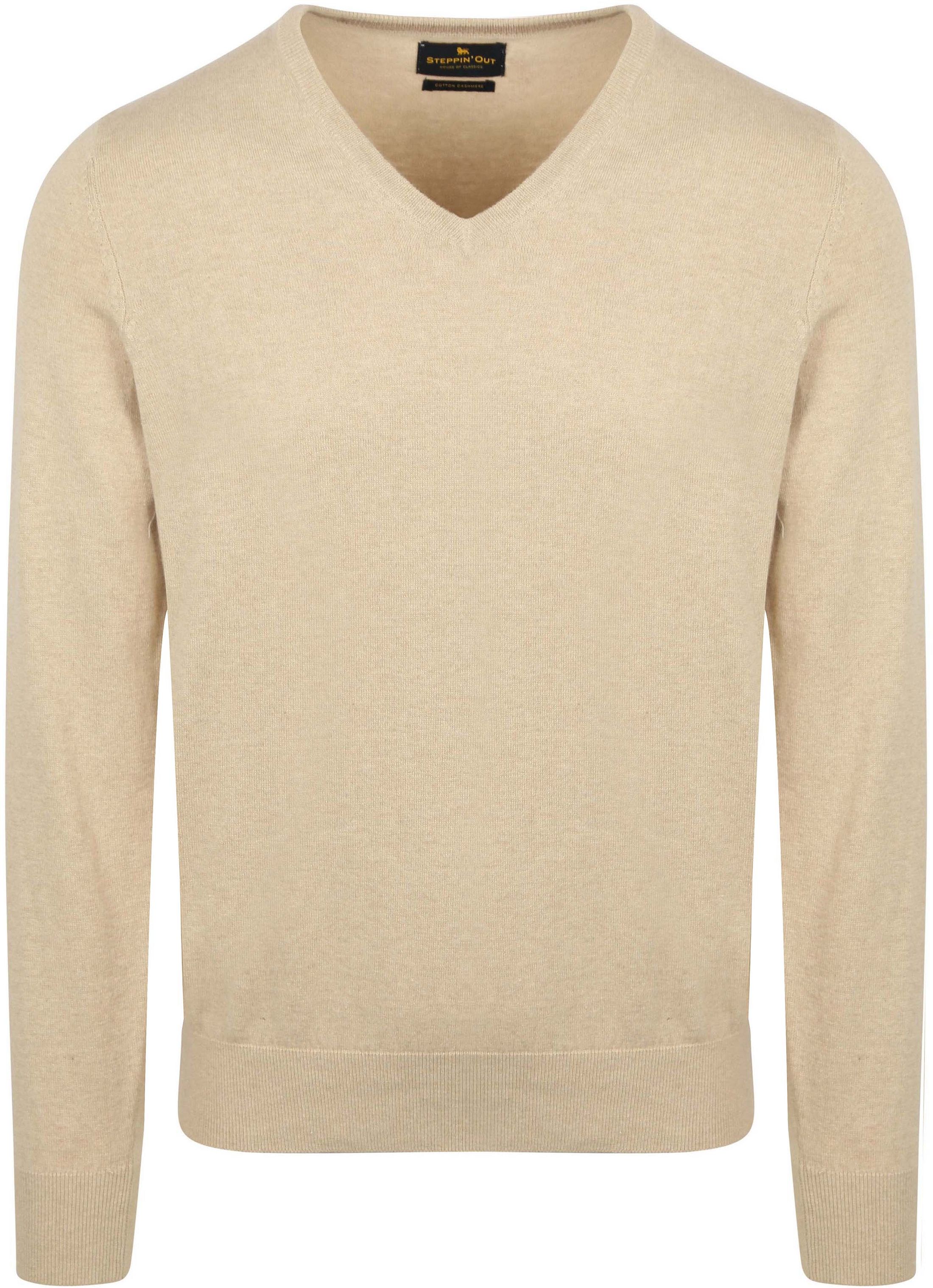 Steppin' Out Maglione Beige PU-V-COCASH-STEPP-SAND / SM1201.0001-3100 