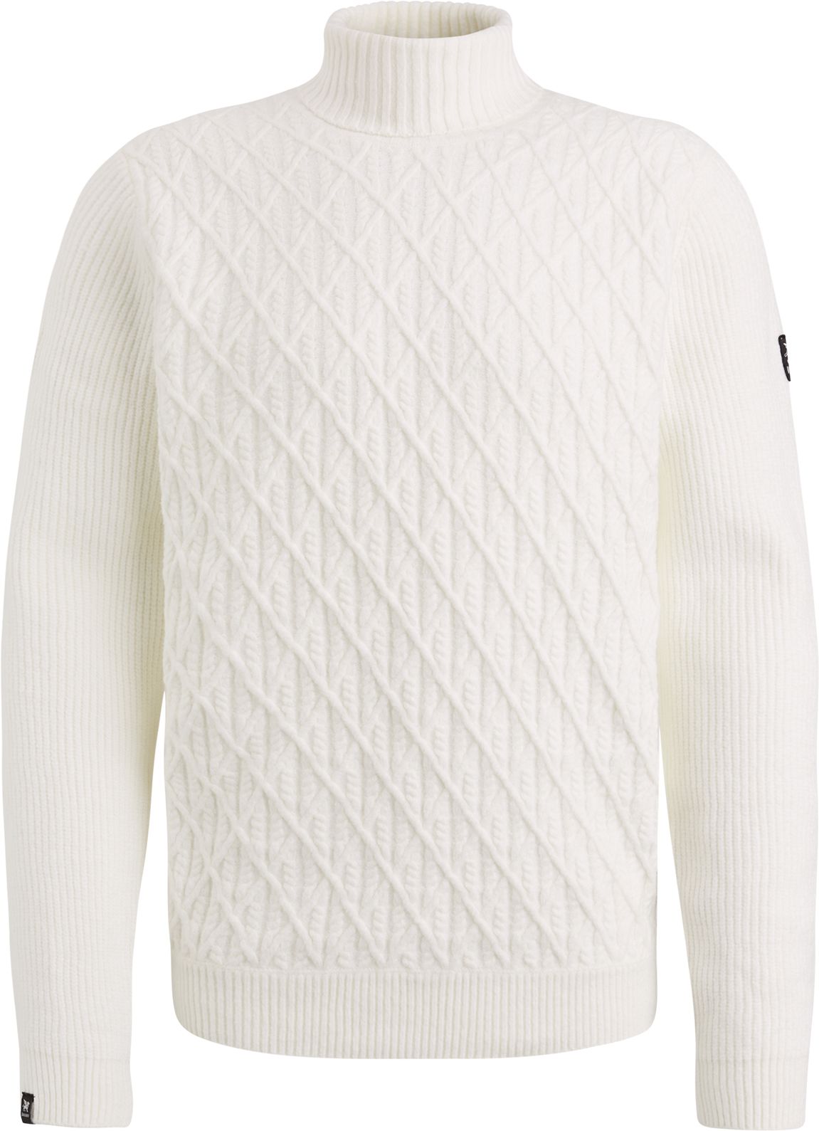 Vanguard Turtleneck med Struktur Off White VKW2410338-7149