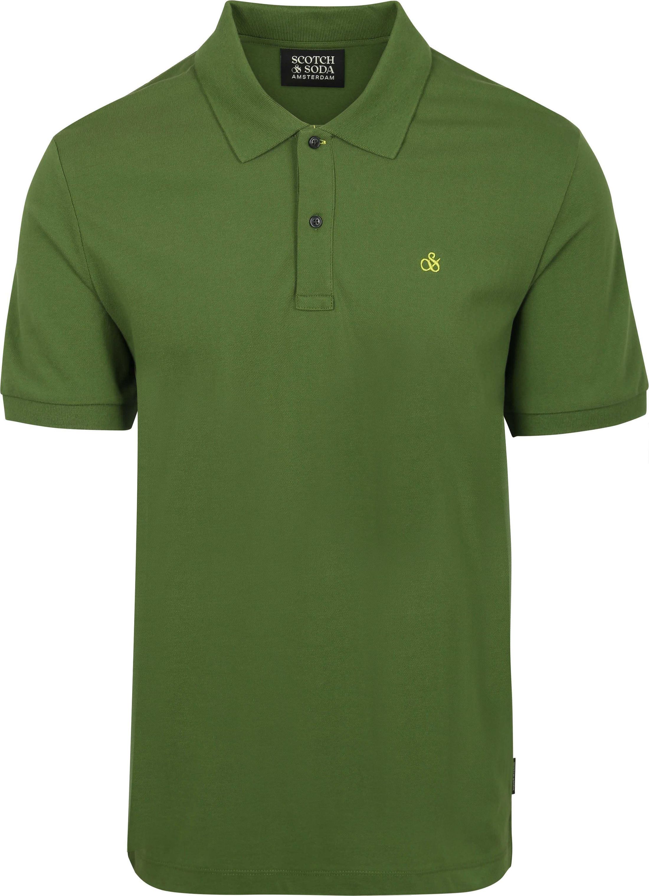 Scotch And Soda Core Piqué Polo Vert 184339-301 commander en ligne | Suitable