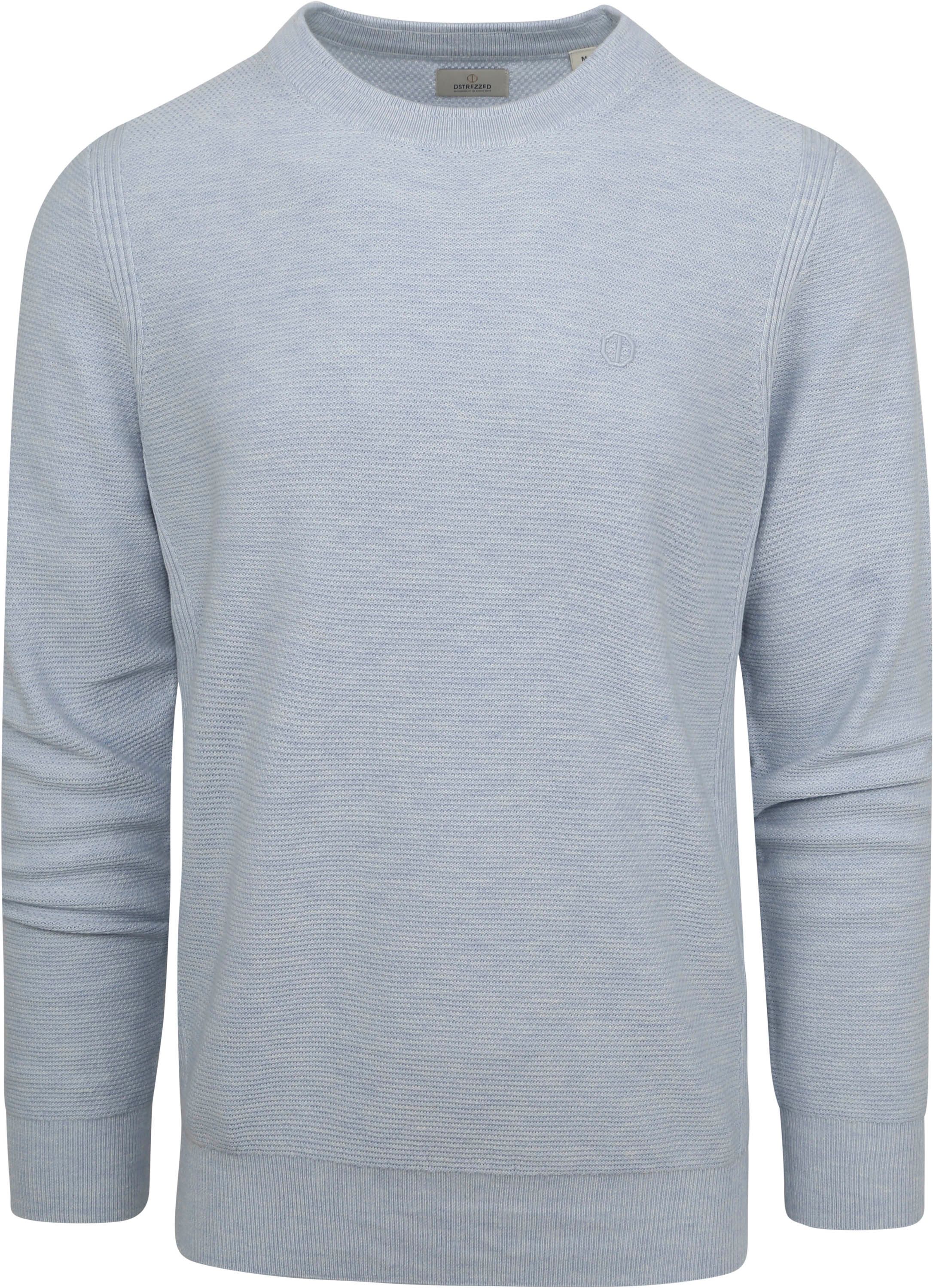 Køb Dstrezzed Pullover Lyseblå Melange 405566-NOS-646 | Suitable