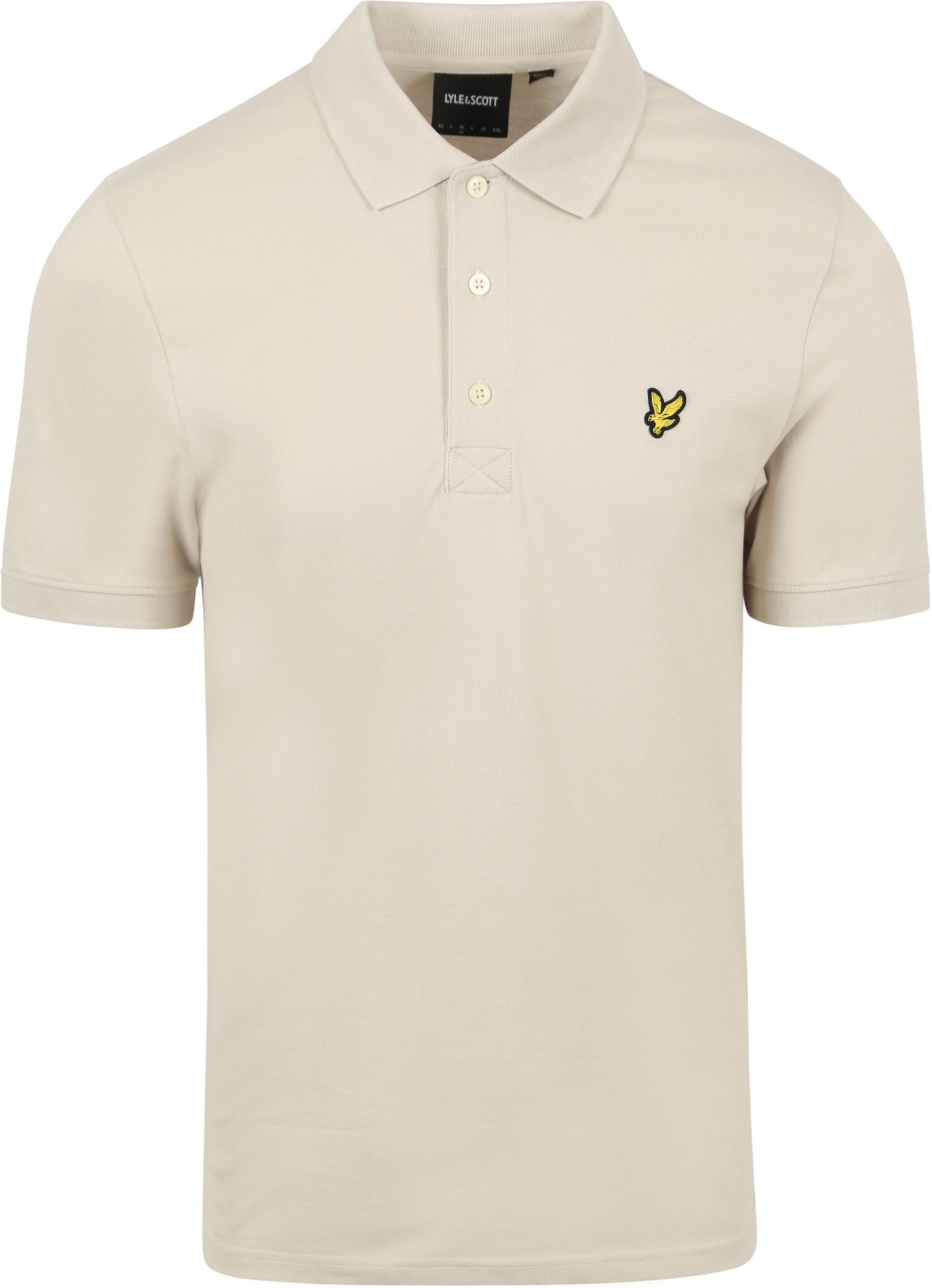 Lyle och Scott Polo Plain Ecru SP400VOG-W870