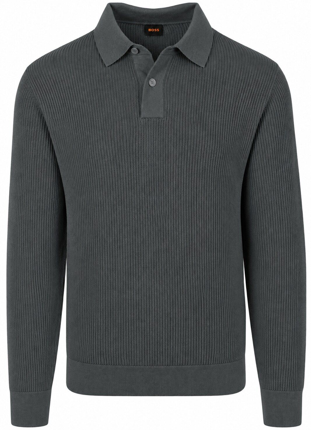 Køb BOSS Afedro Longsleeve Poloshirt Grøn 50571397-377 | Suitable
