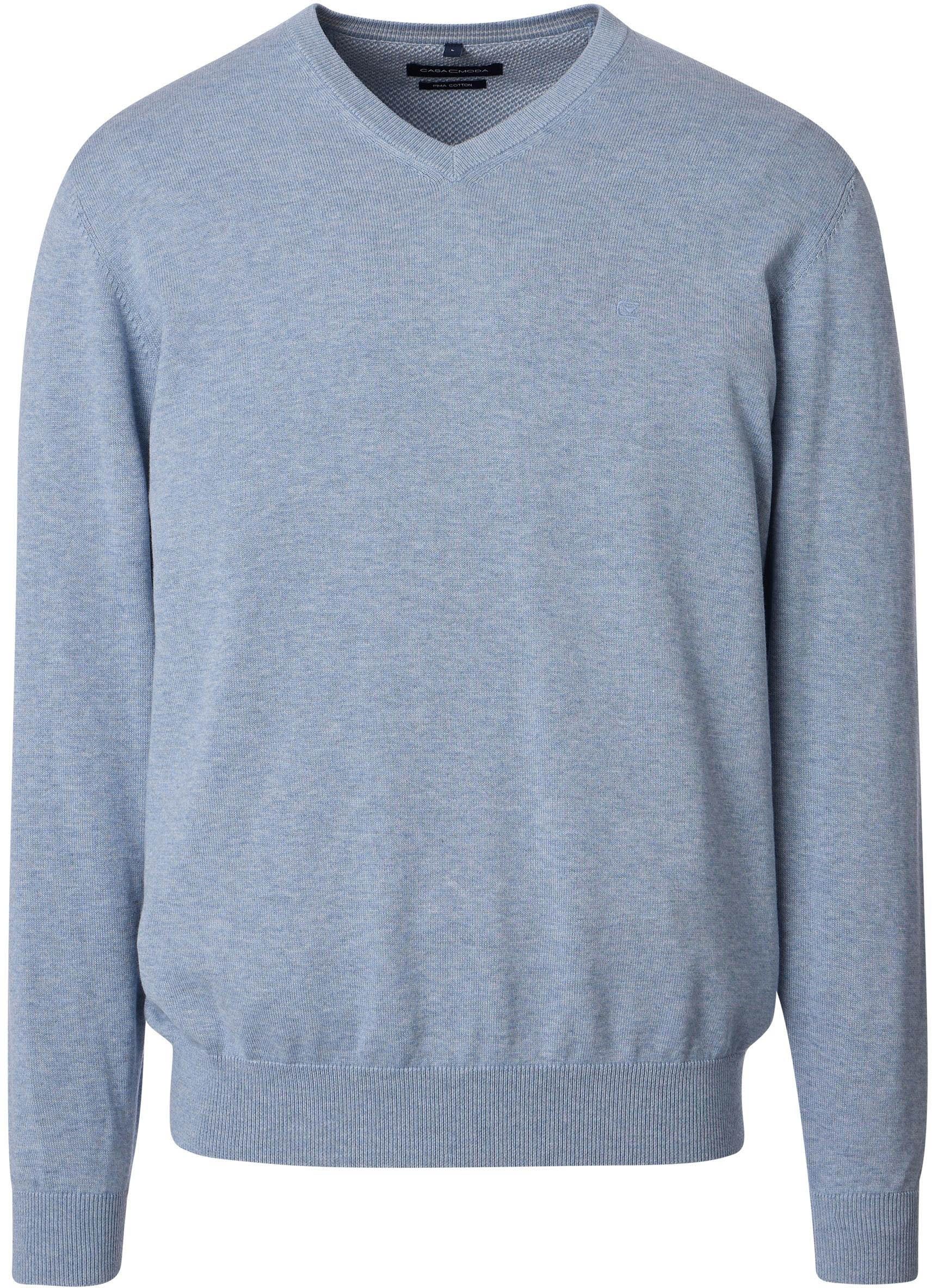 CASAMODA Pullover V-Neck Light Blue order online | 004430-117 | Suitable Greece