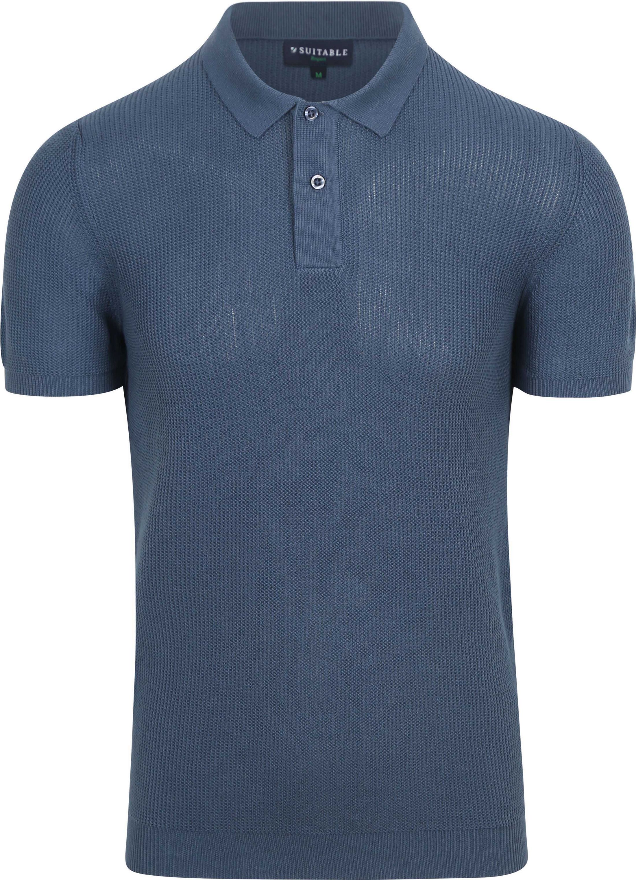 Suitable Polo Niebieski RSP-25RIBSS-DEN 