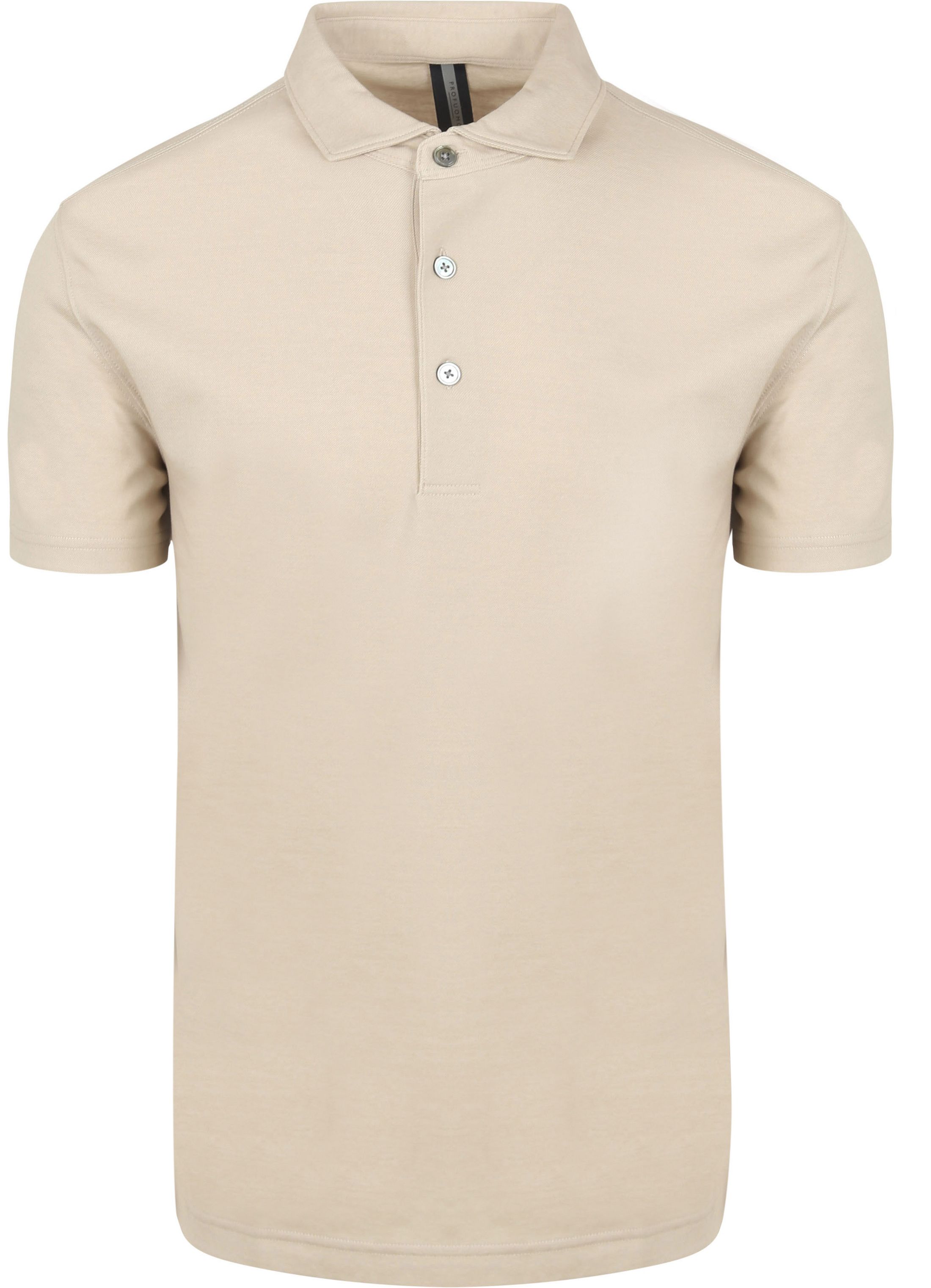 Profuomo Poloshirt Luksus Strikket Beige PPWD10022B-F
