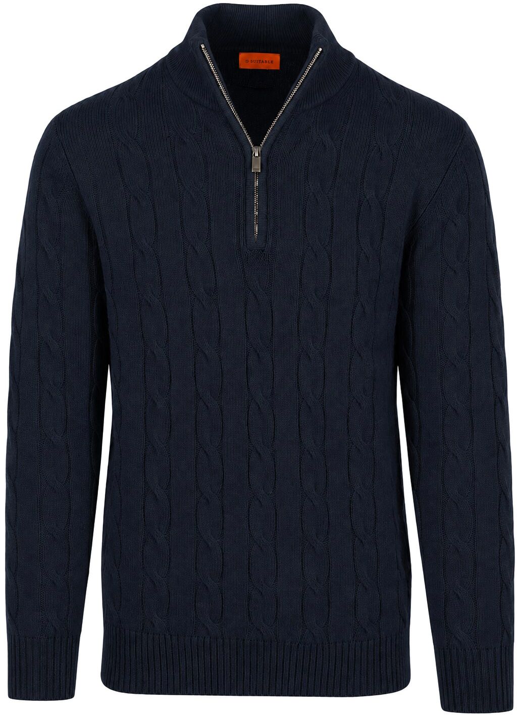 Steppin' Out Lau Pull Merino Half Zip Cable Marine commander en ligne | Suitable Luxembourg