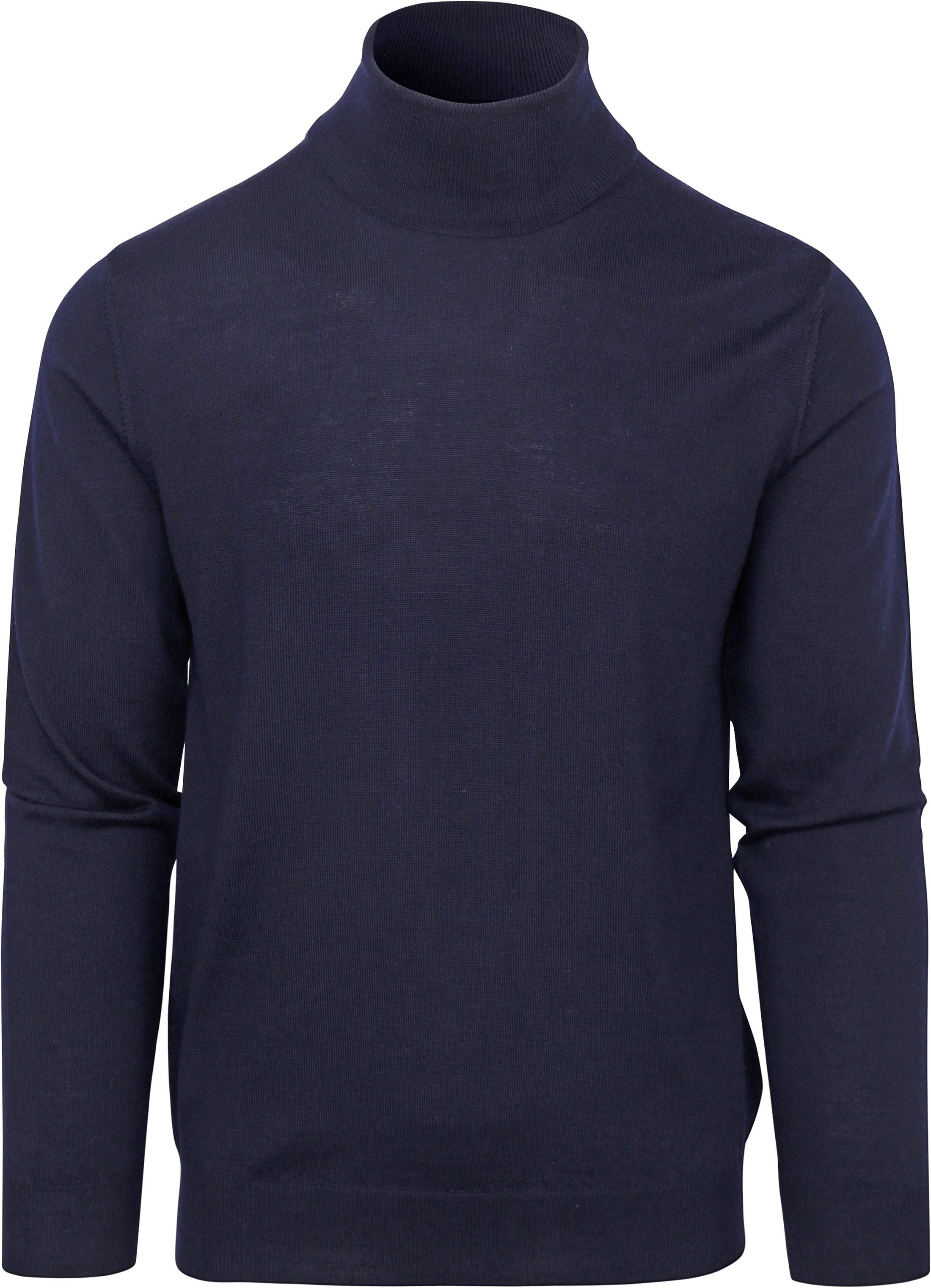 Køb Suitable merinould-rullekravetrøje i navy MRI-C-23 kl W8056 Navy | Suitable