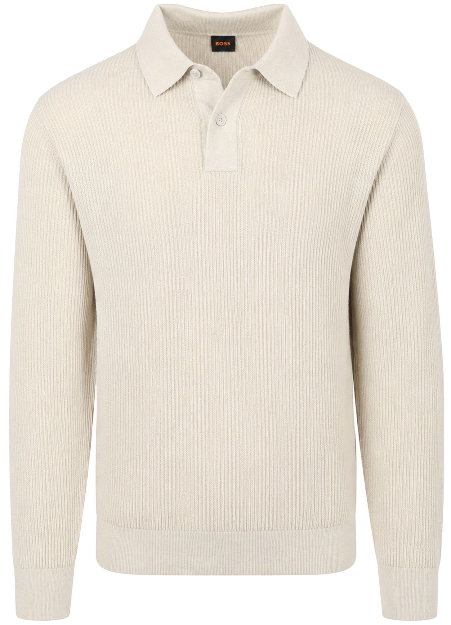 BOSS Afedro Longsleeve Pikétröja Ecru 50571397-271 köp | Suitable