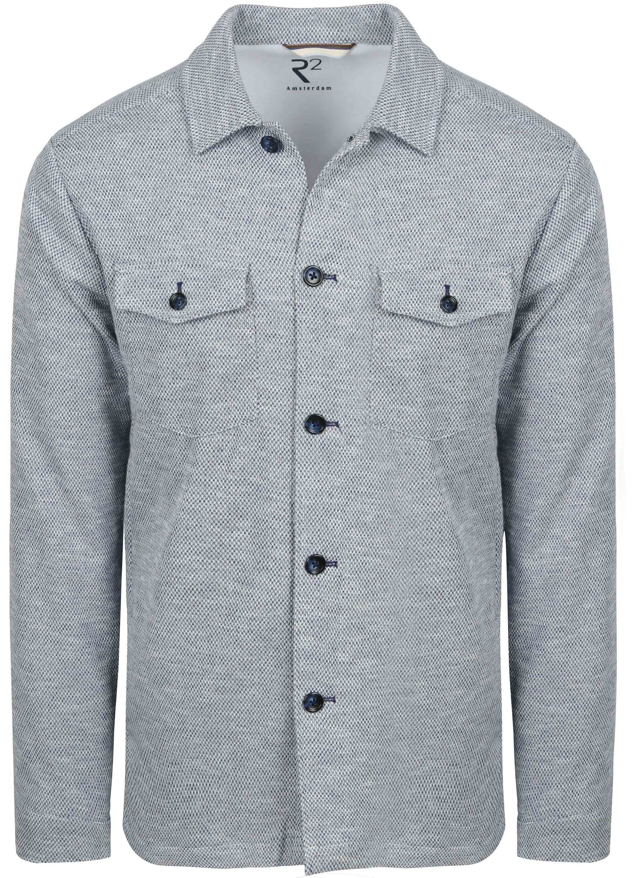 R2 Amsterdam Kardigan Niebieski 132.OVERSHIRT.001-014 