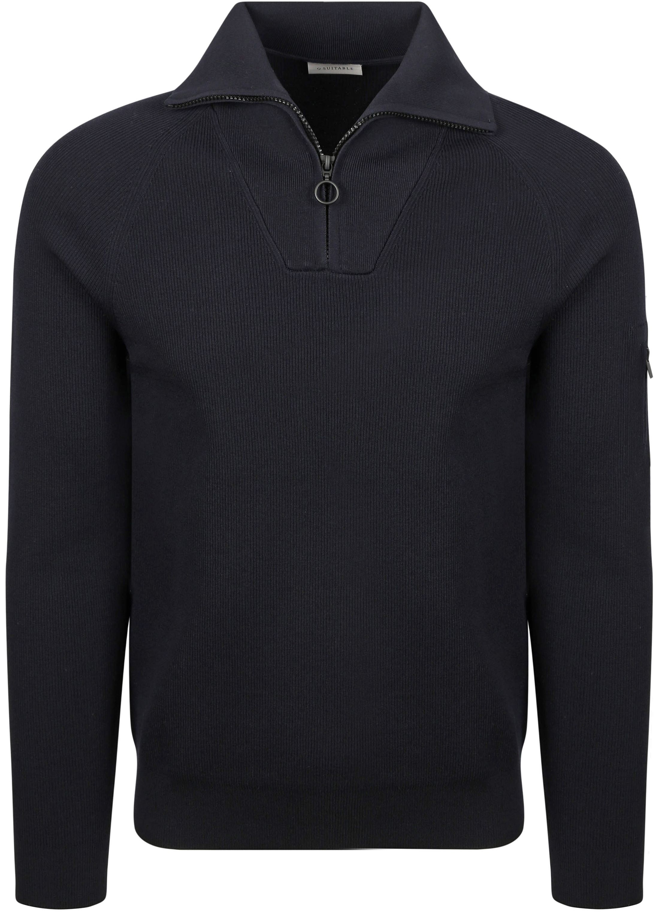 Suitable Pull Demi-Zip Tias Cooldry Knit Marine SPE25305TI49ST-290 commander en ligne | Suitable