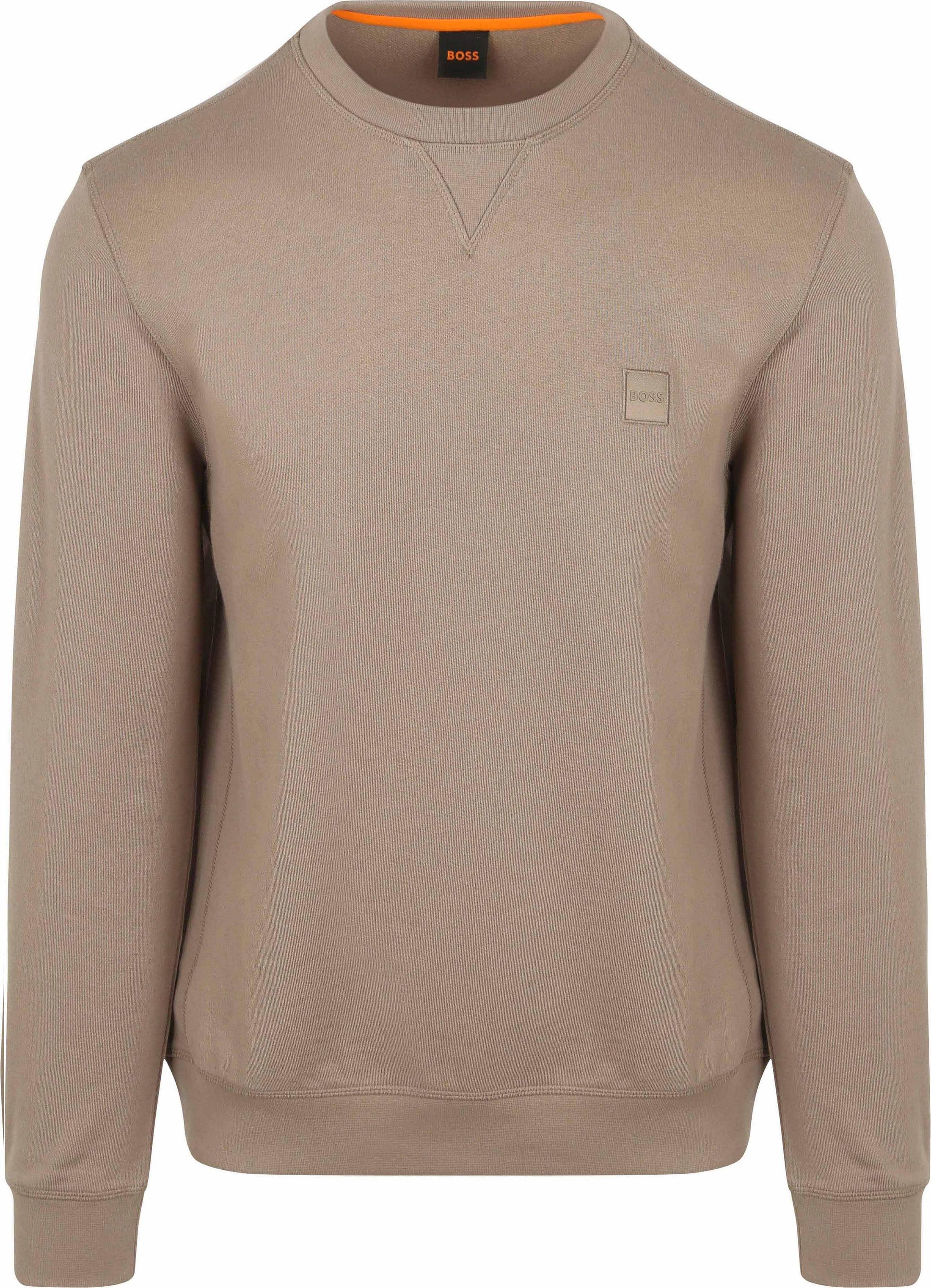 BOSS Sweter Taupe 50509323-346 