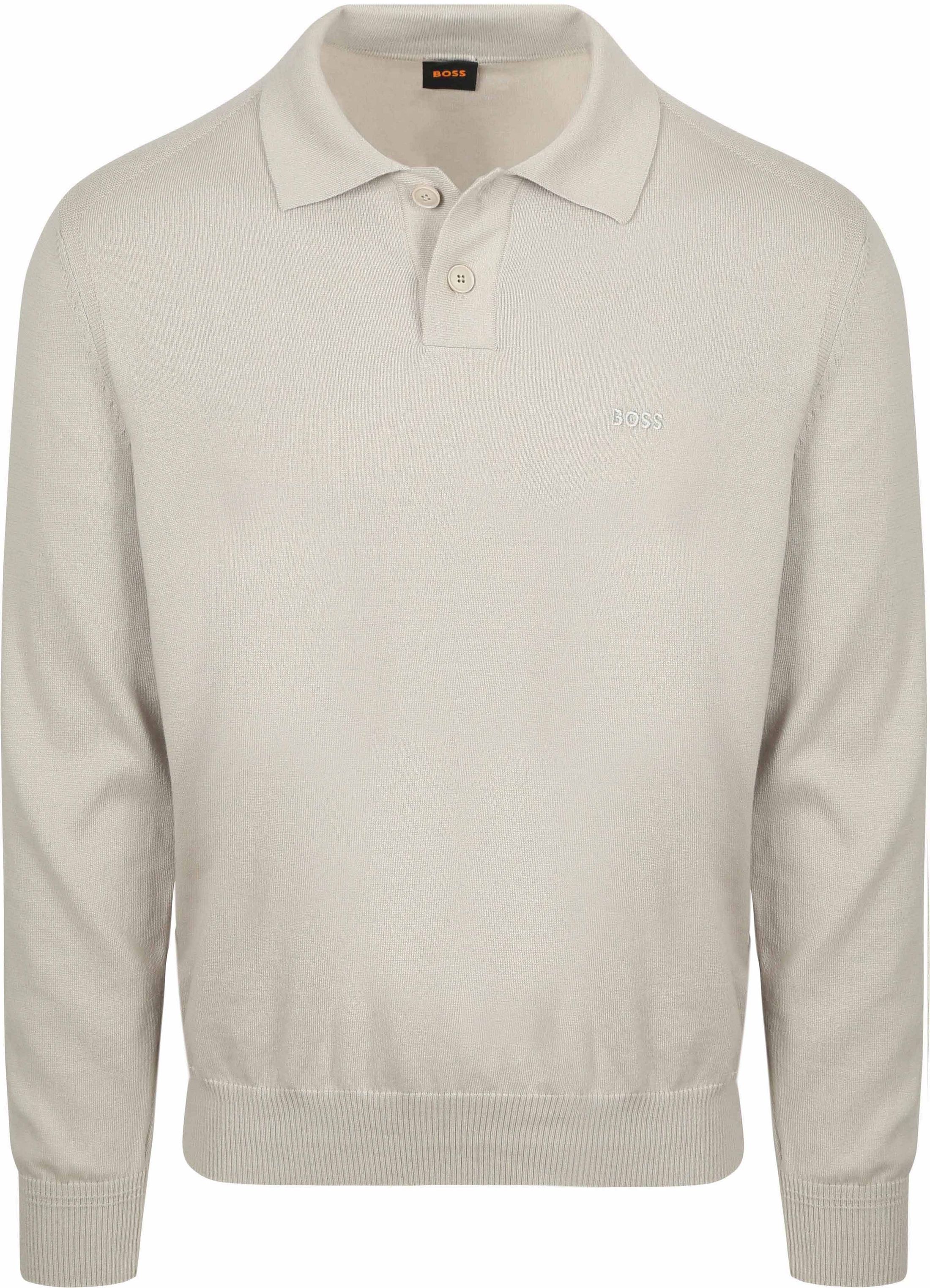 BOSS Sweter Beżowy 50531553-070 