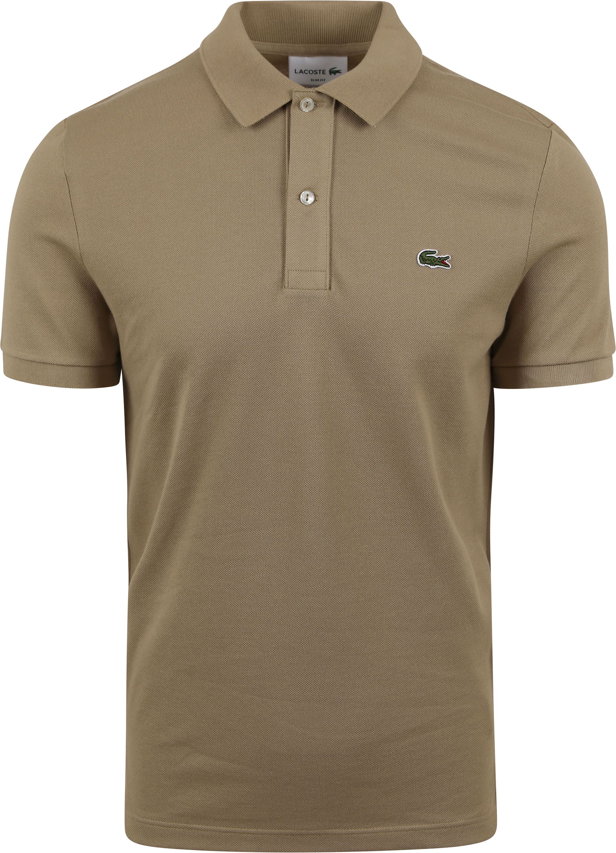 Lacoste Poloskjorte Piqué Beige Størrelse S