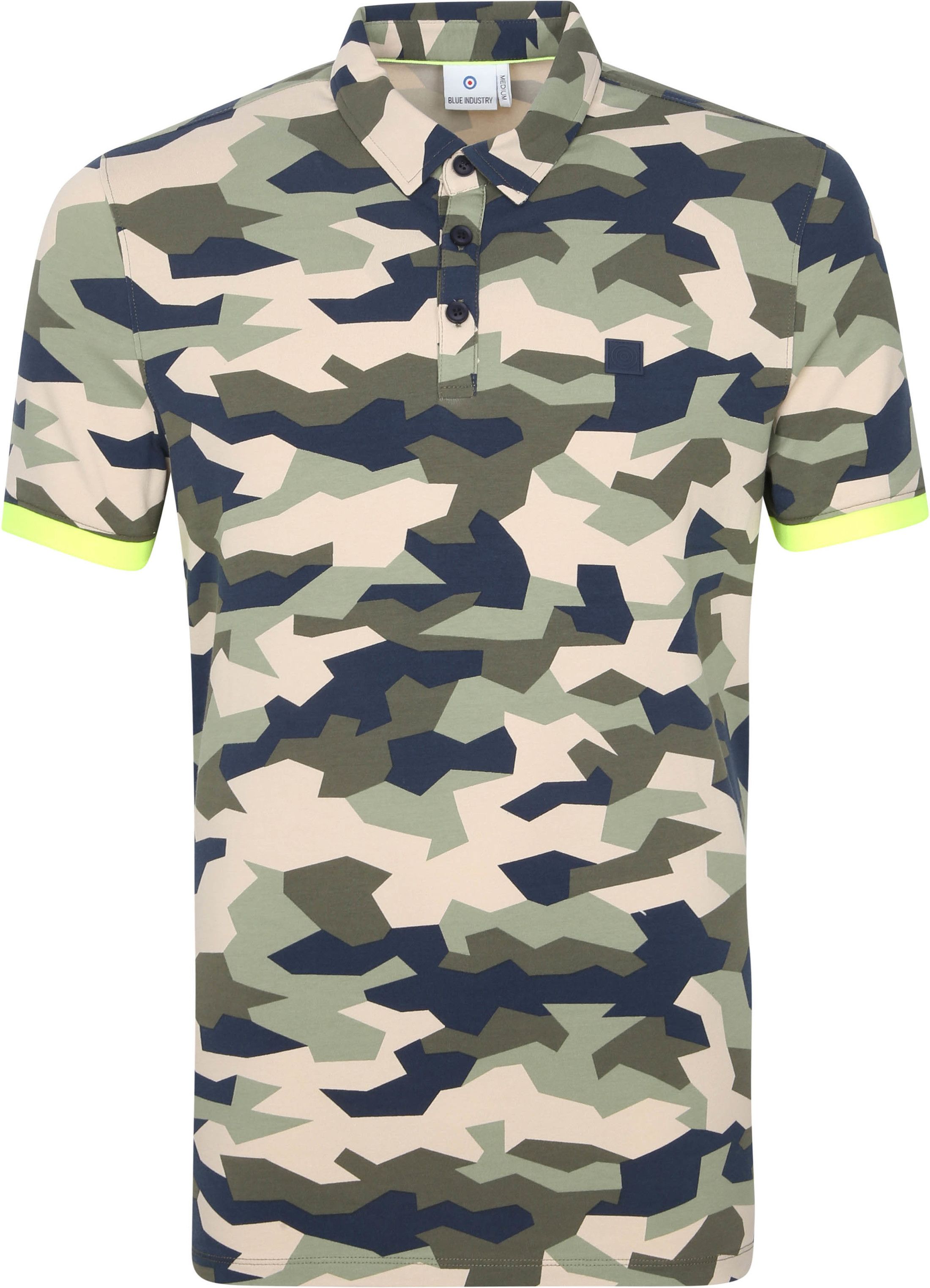 Blue Industry Polo Verde oscuro KBIS21-M26 Green 