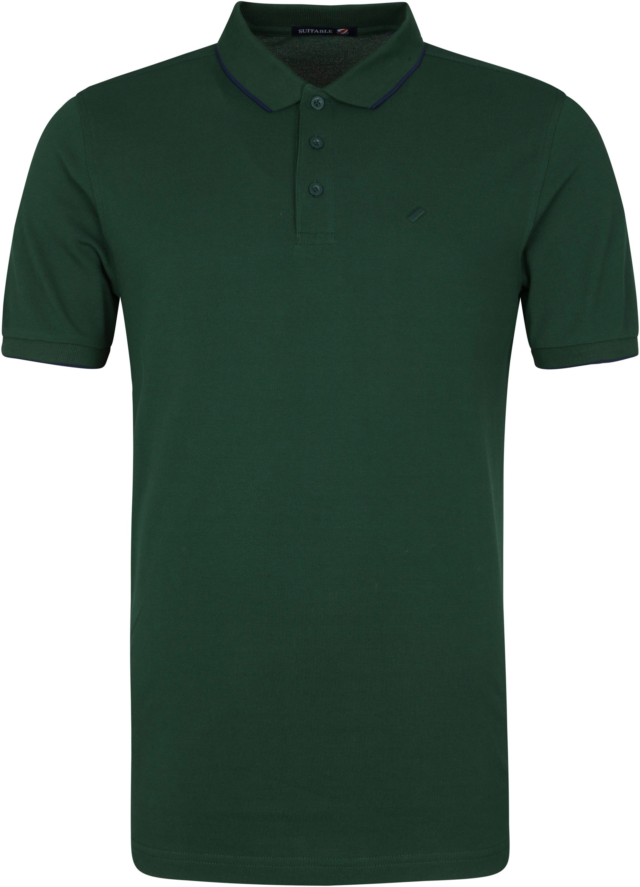 Suitable Poloshirt Tip Ferry Donkergroen 210055-20S-12 Deep Forest kopen | Suitable