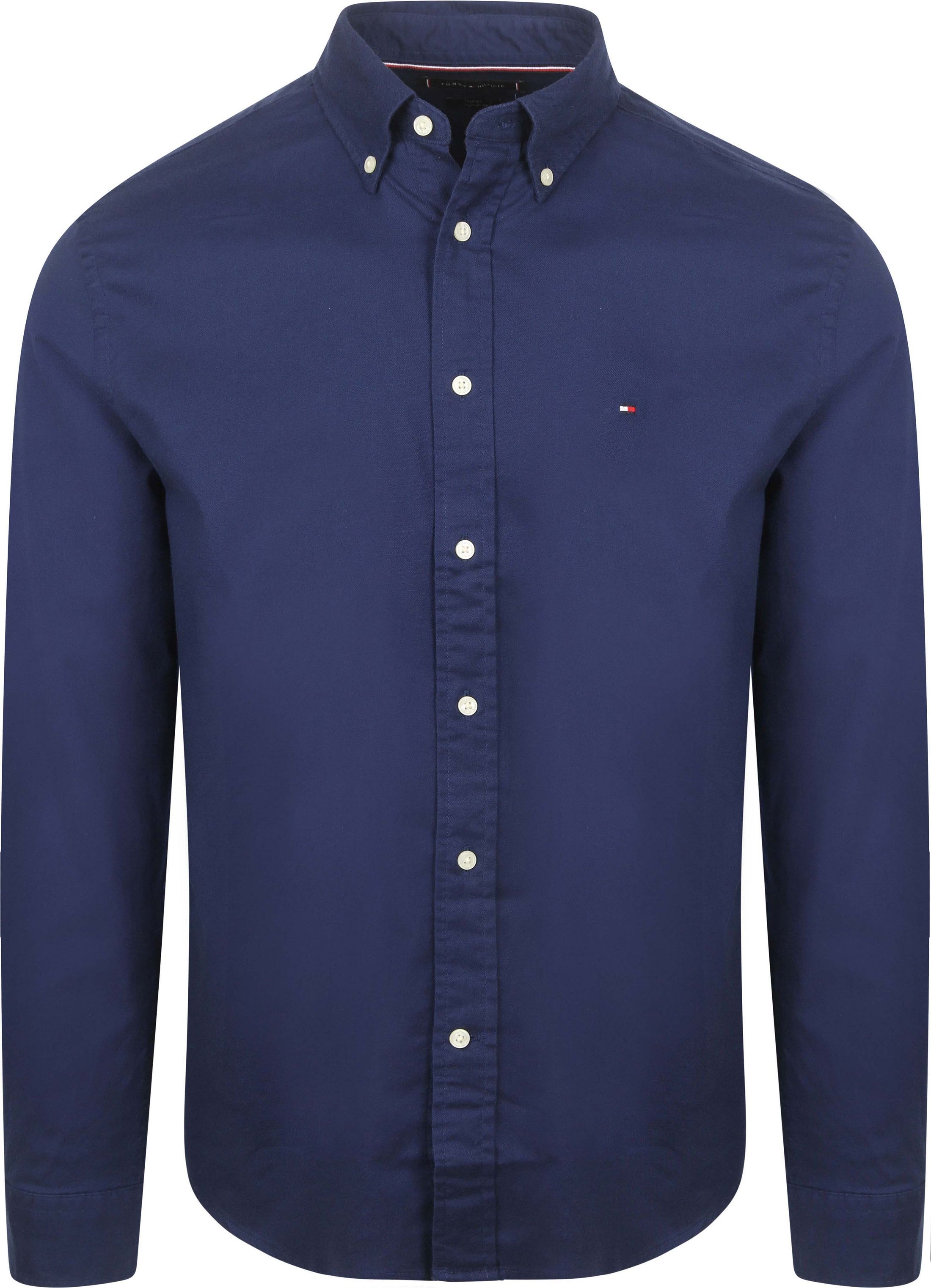 Tommy Hilfiger Flannel Skjorte Marineblå MW0MW40469-C7G