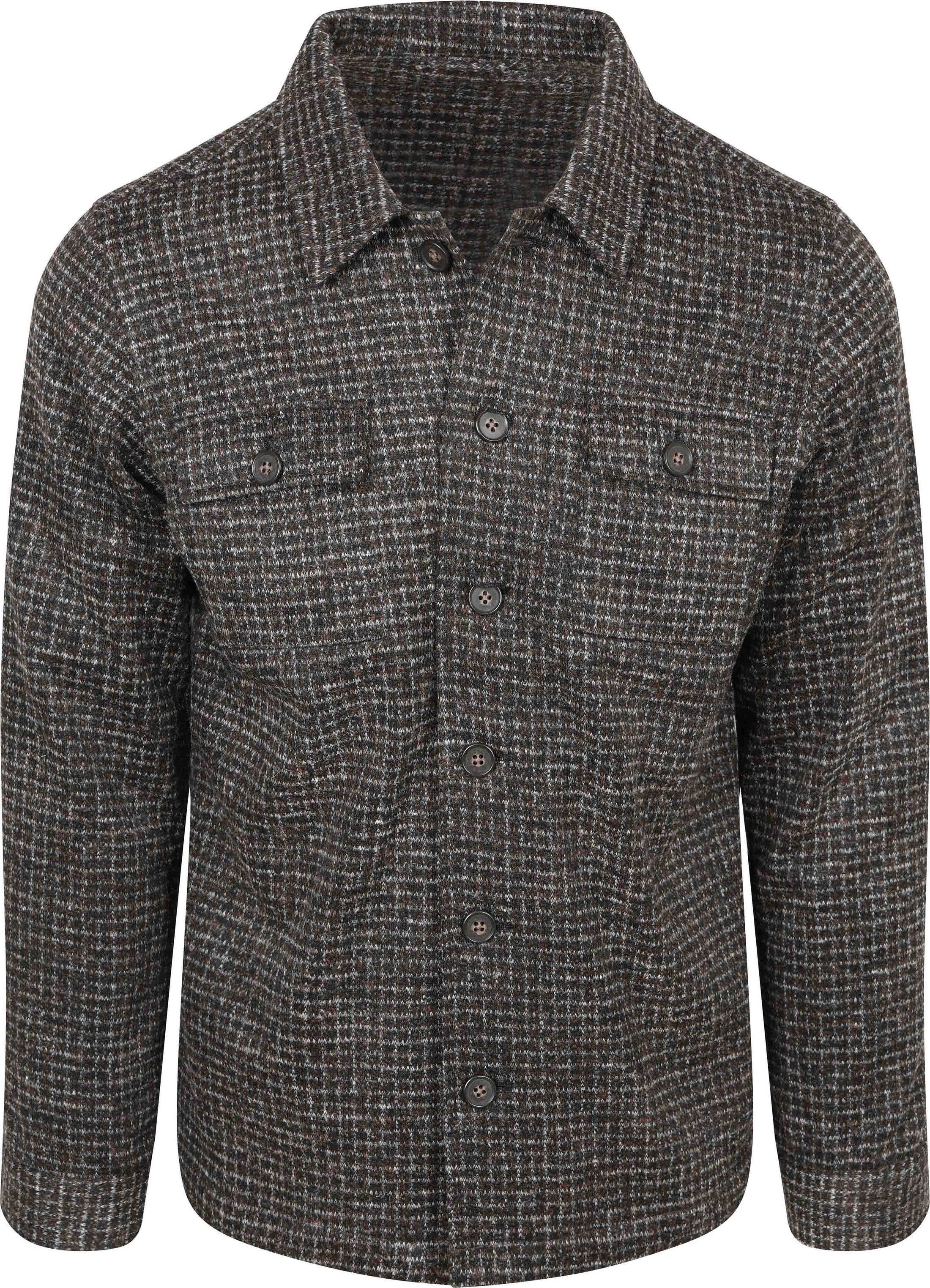 Suitable Overshirt Wool Blend Bouclé Brown OVSH-STBL-BOU.DES-26.01 BROWN order online | Suitable