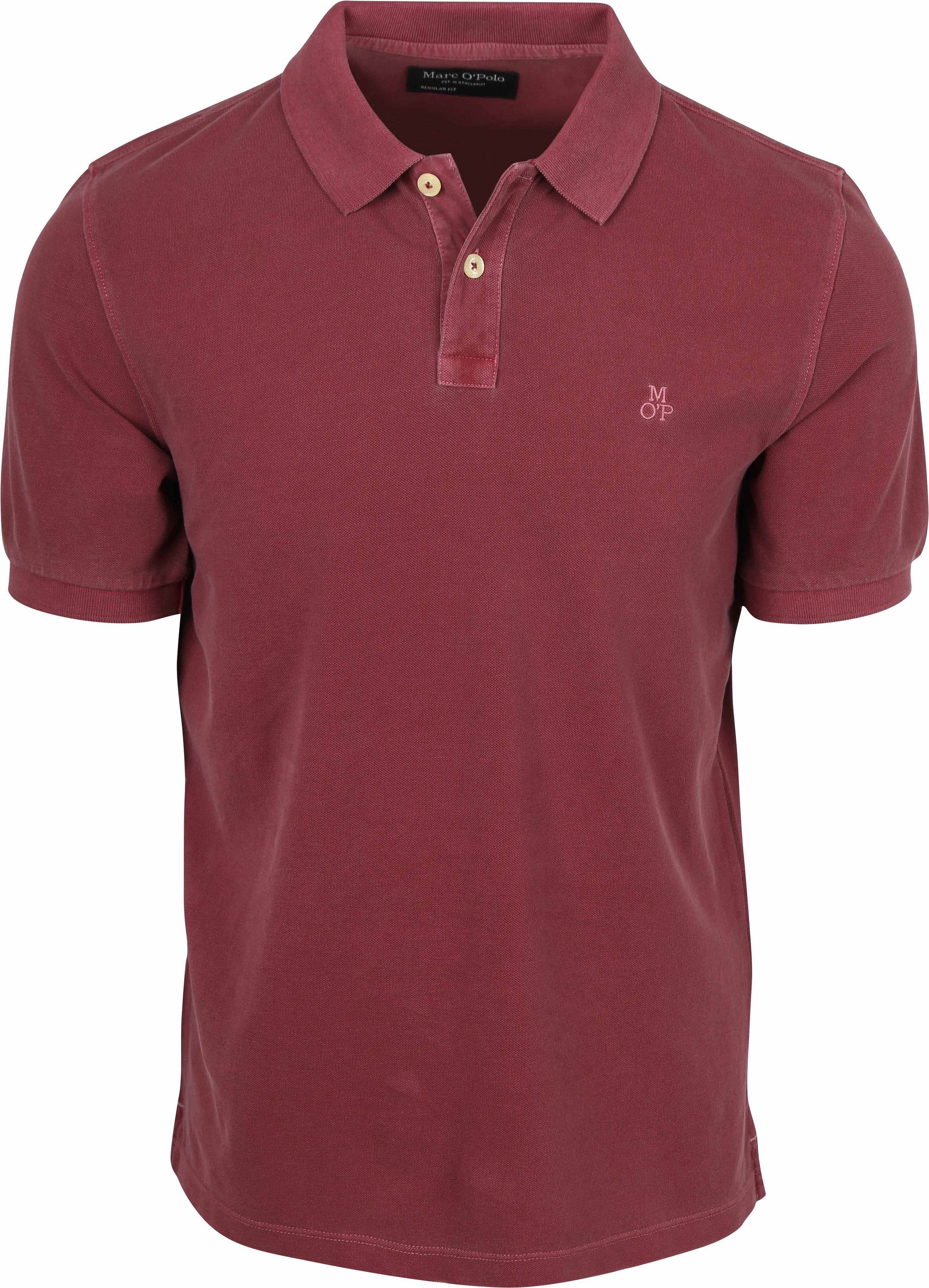 Marc O'Polo Polo Piqué Rouge Acai  commander en ligne | Suitable