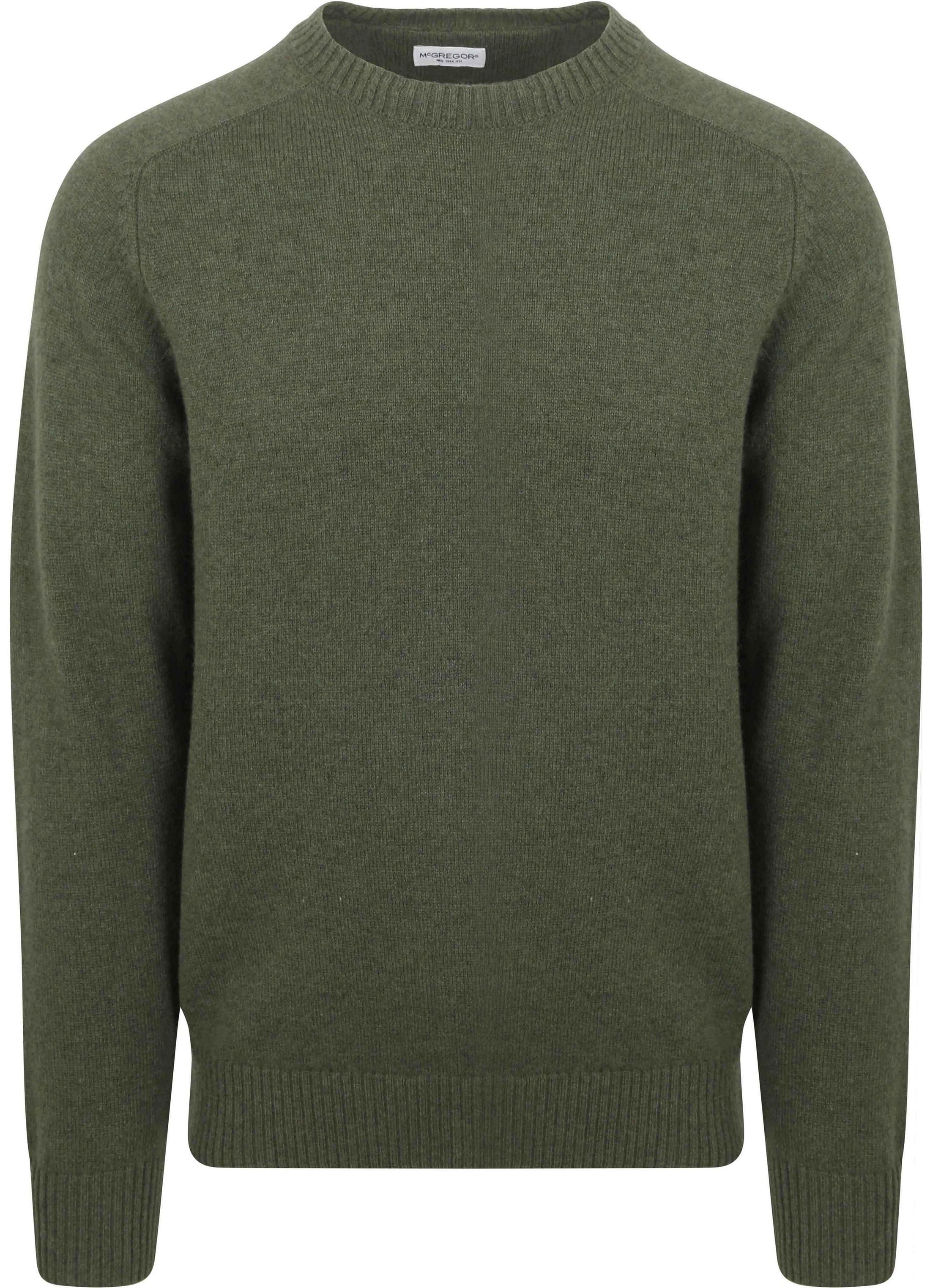 McGregor Pullover Lammwolle Melange Sage Grün kaufen | MM252.1202.02-5108 | Suitable