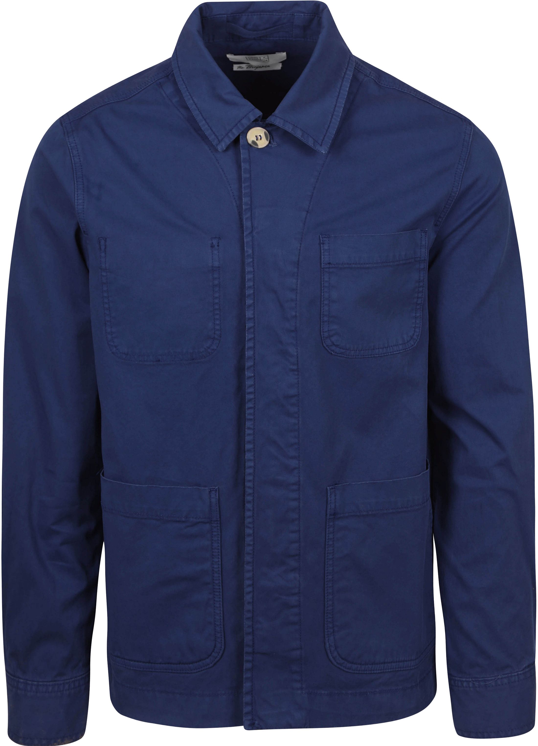 King Essentials Den Benjamin Overshirt Blå KM111080011-B025T