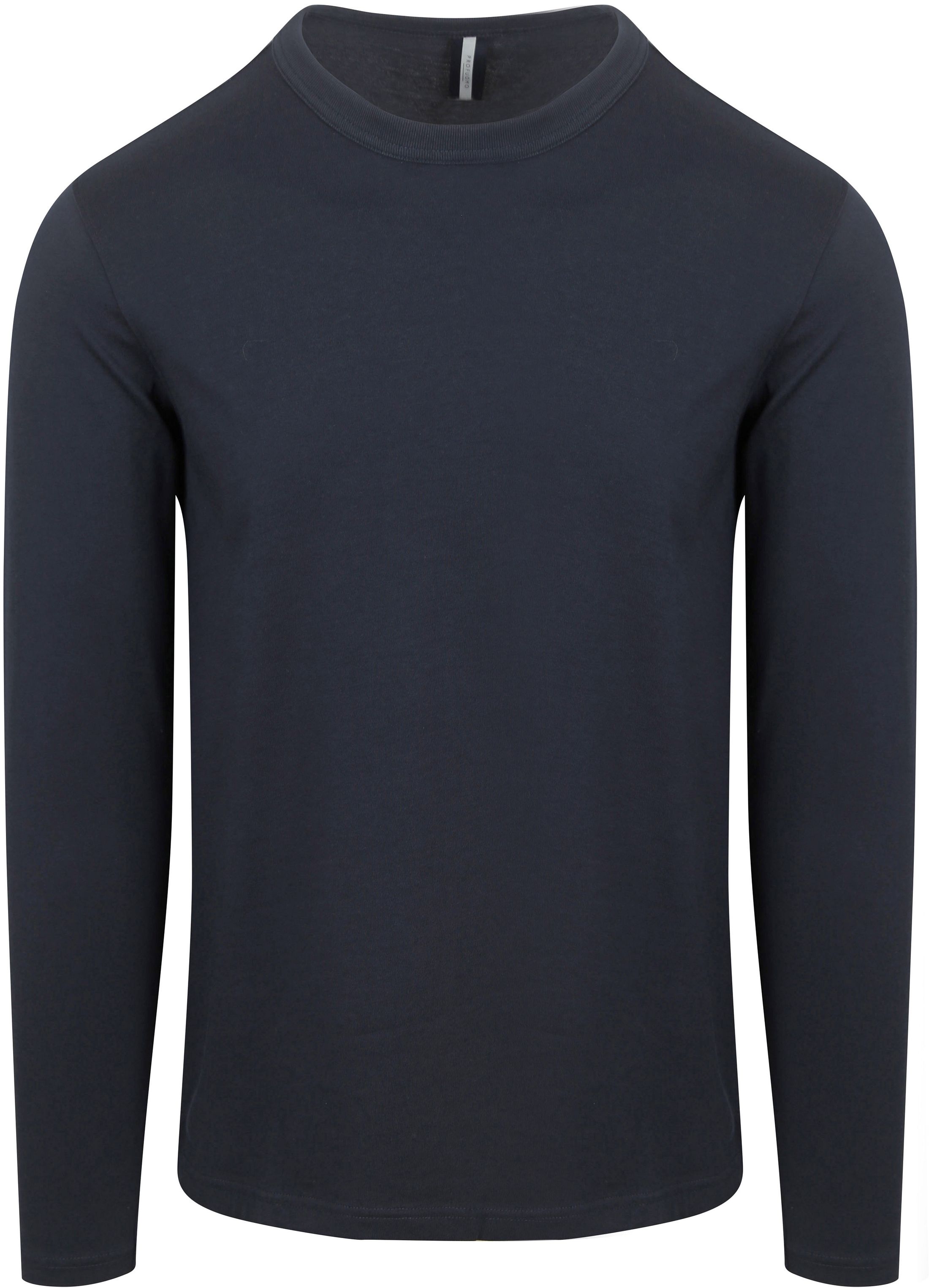 Køb Profuomo Langærmet T-shirt Navy PP2T00002B-P | Suitable