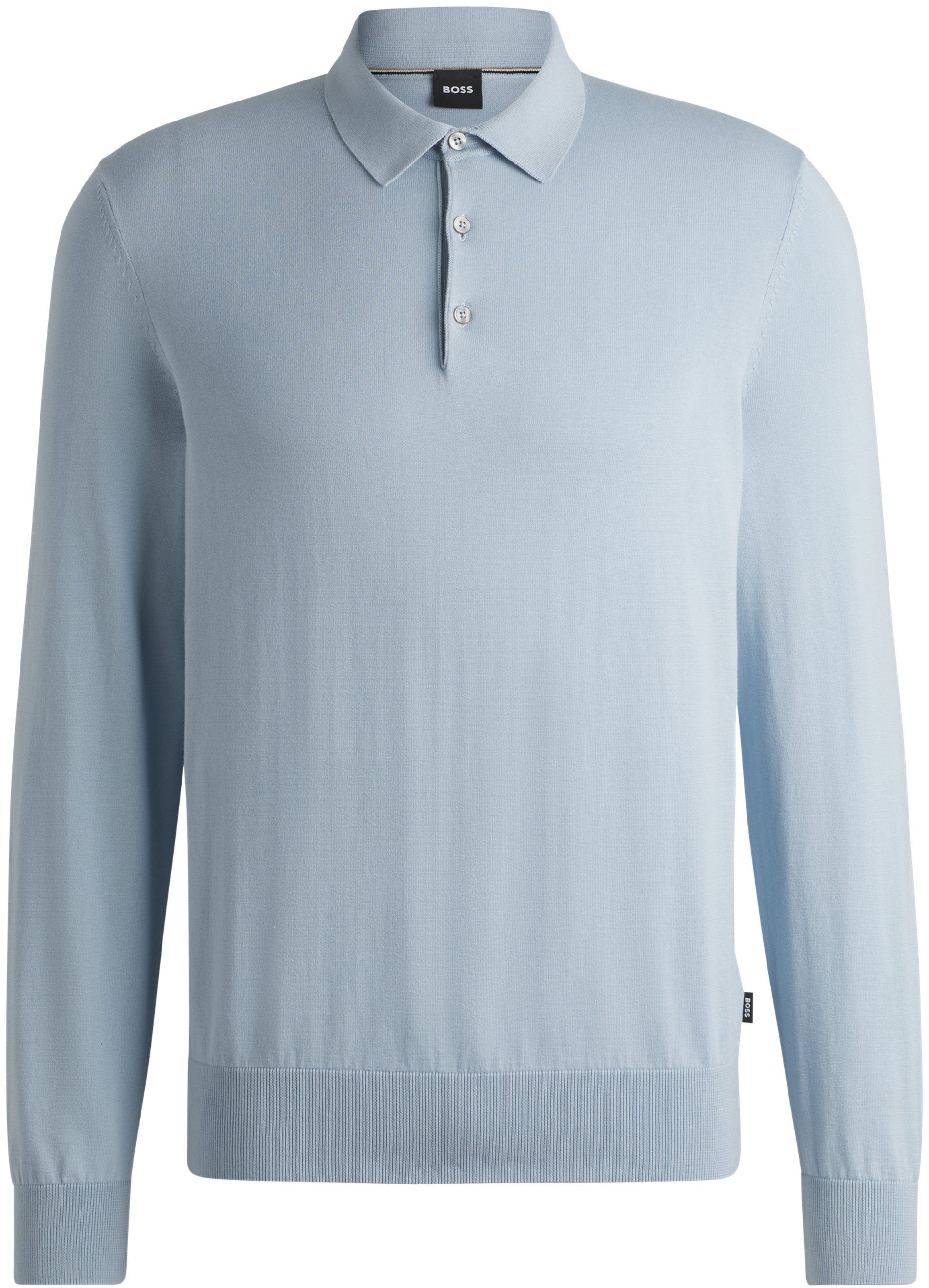 BOSS Gemello Long Sleeve Polo Lyseblå 50506025-454