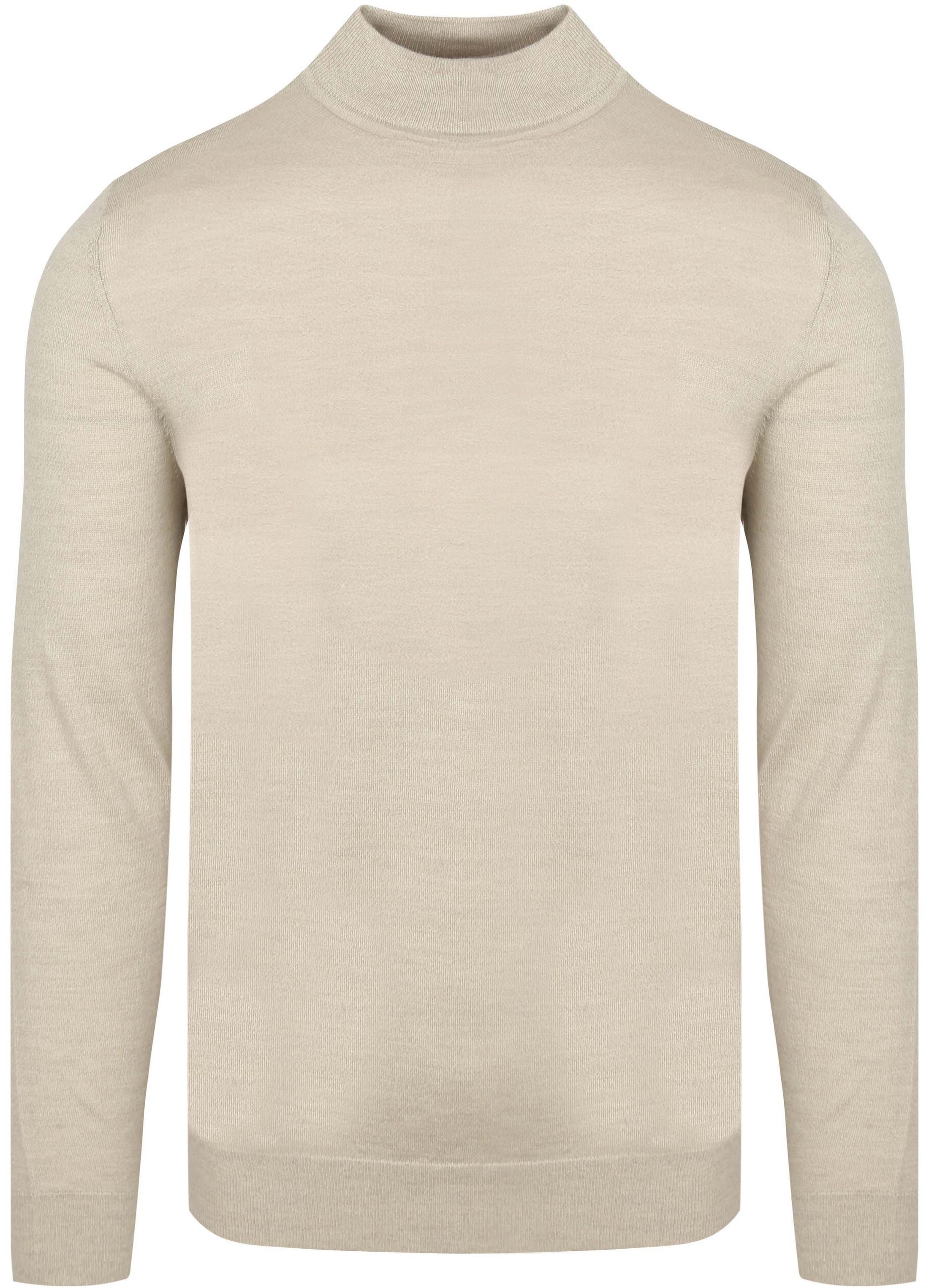 Profuomo Turtleneck Sweater Merino Off-white PPWJ30004F-F