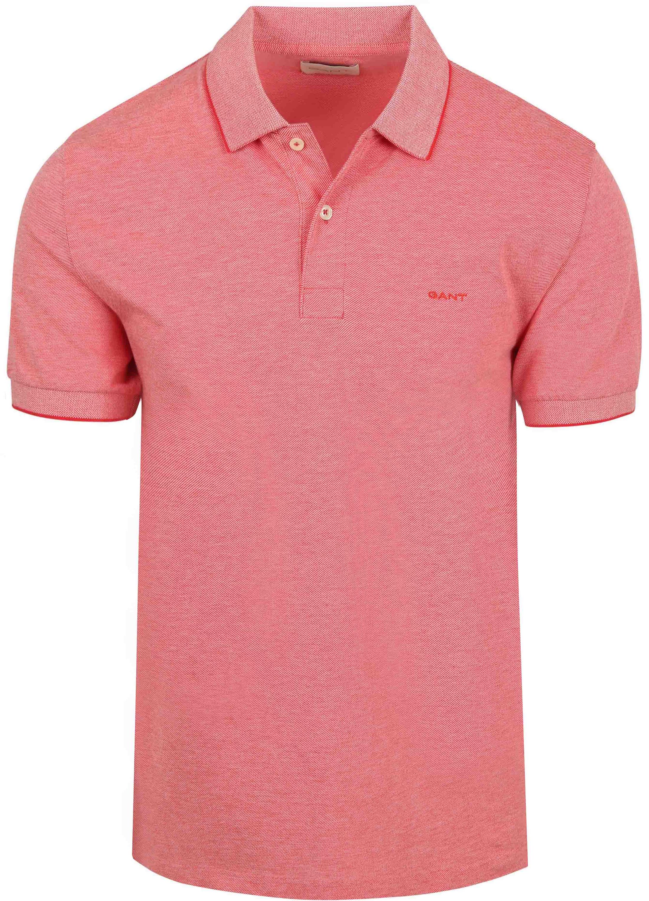Gant 2Tone Piqué Polo Shirt Red order online | 2014102-641 | Suitable Liechtenstein