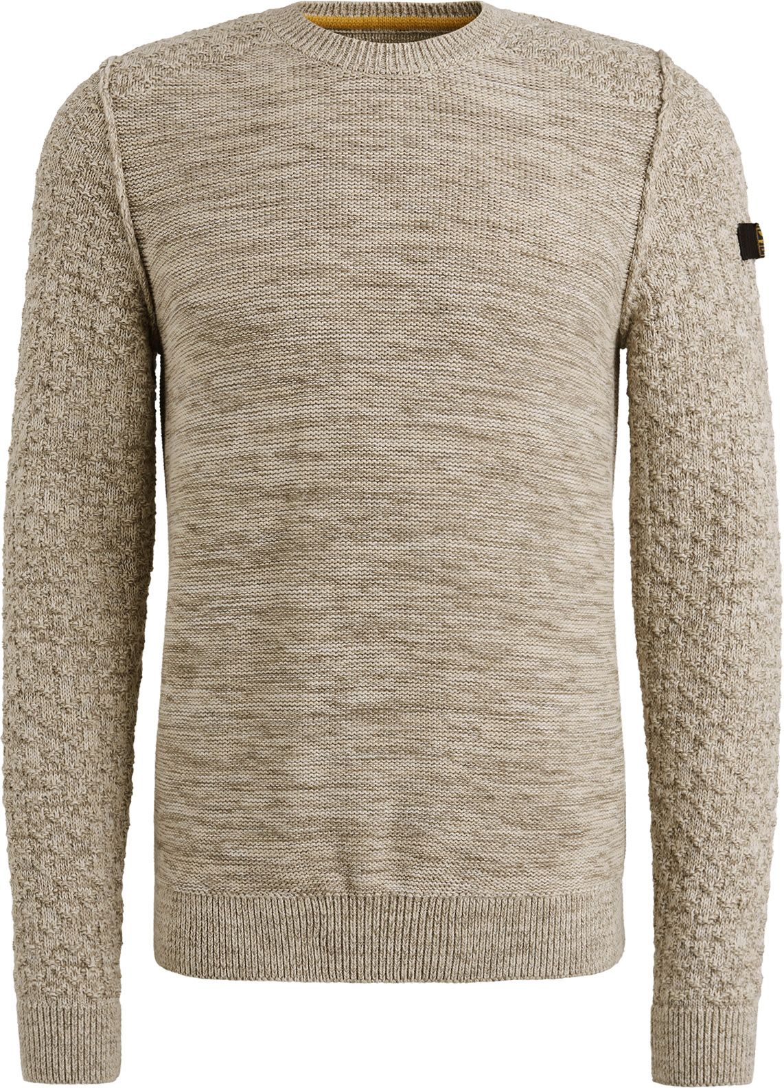 PME Legend Trøje Mouliné Beige PKW2509330-7013