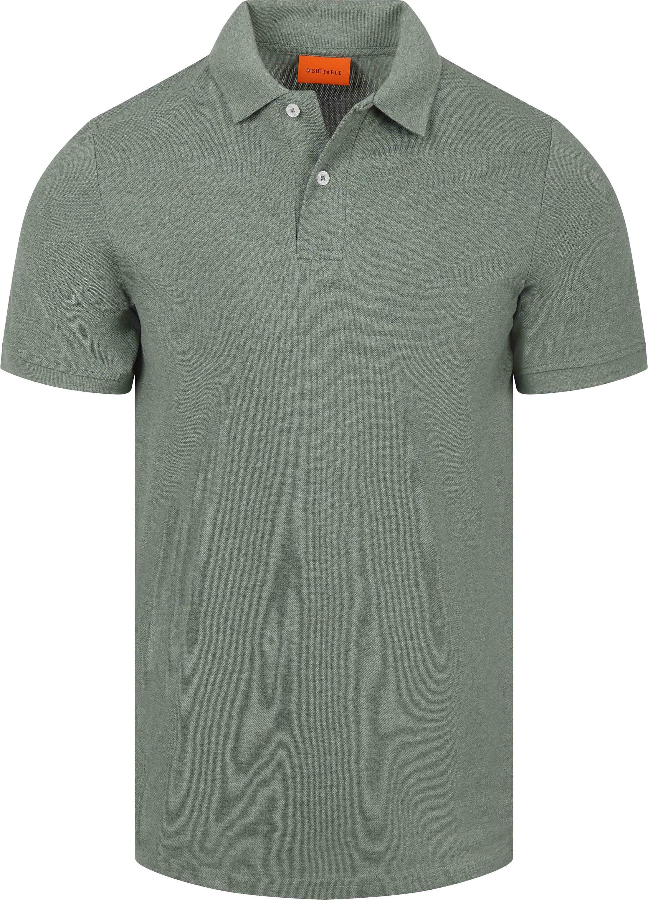 Suitable Polo Shirt MEL Pique Green order online | Suitable