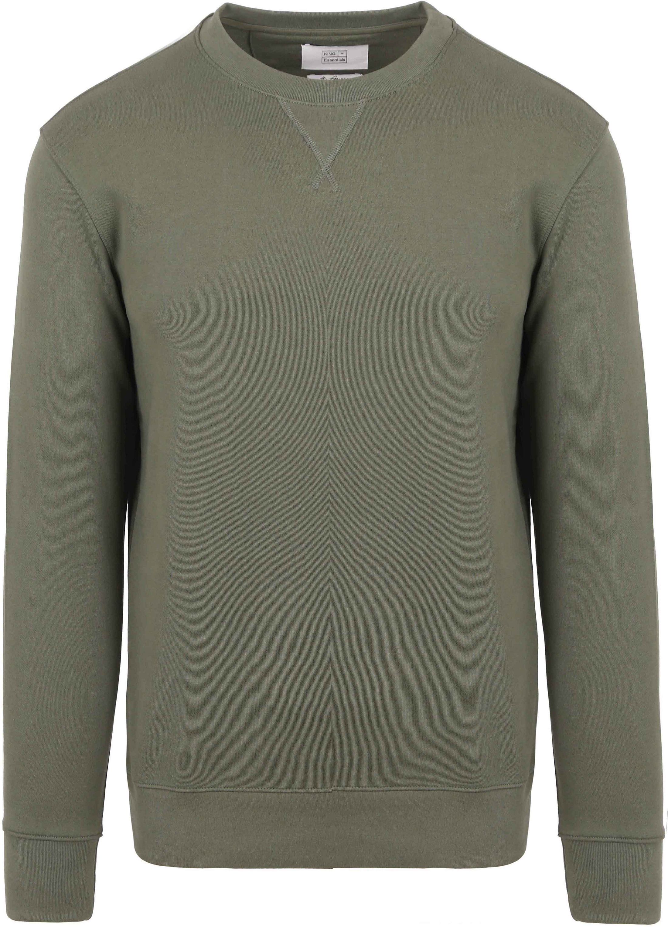 KING Essentials Sweter Zielony KM111070001-G025T 