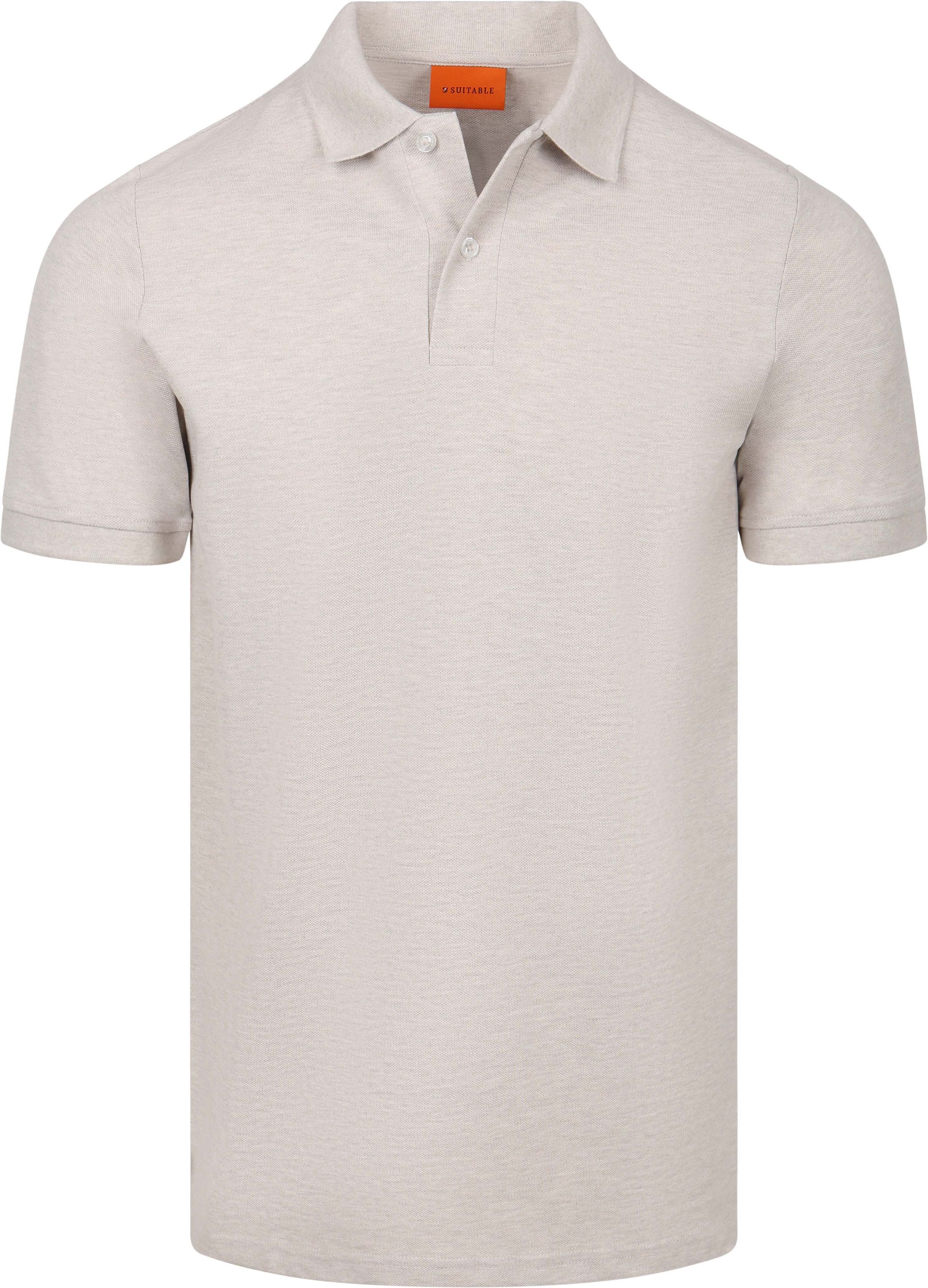Suitable Polo Beżowy PO-PIQ-MEL-SAND 