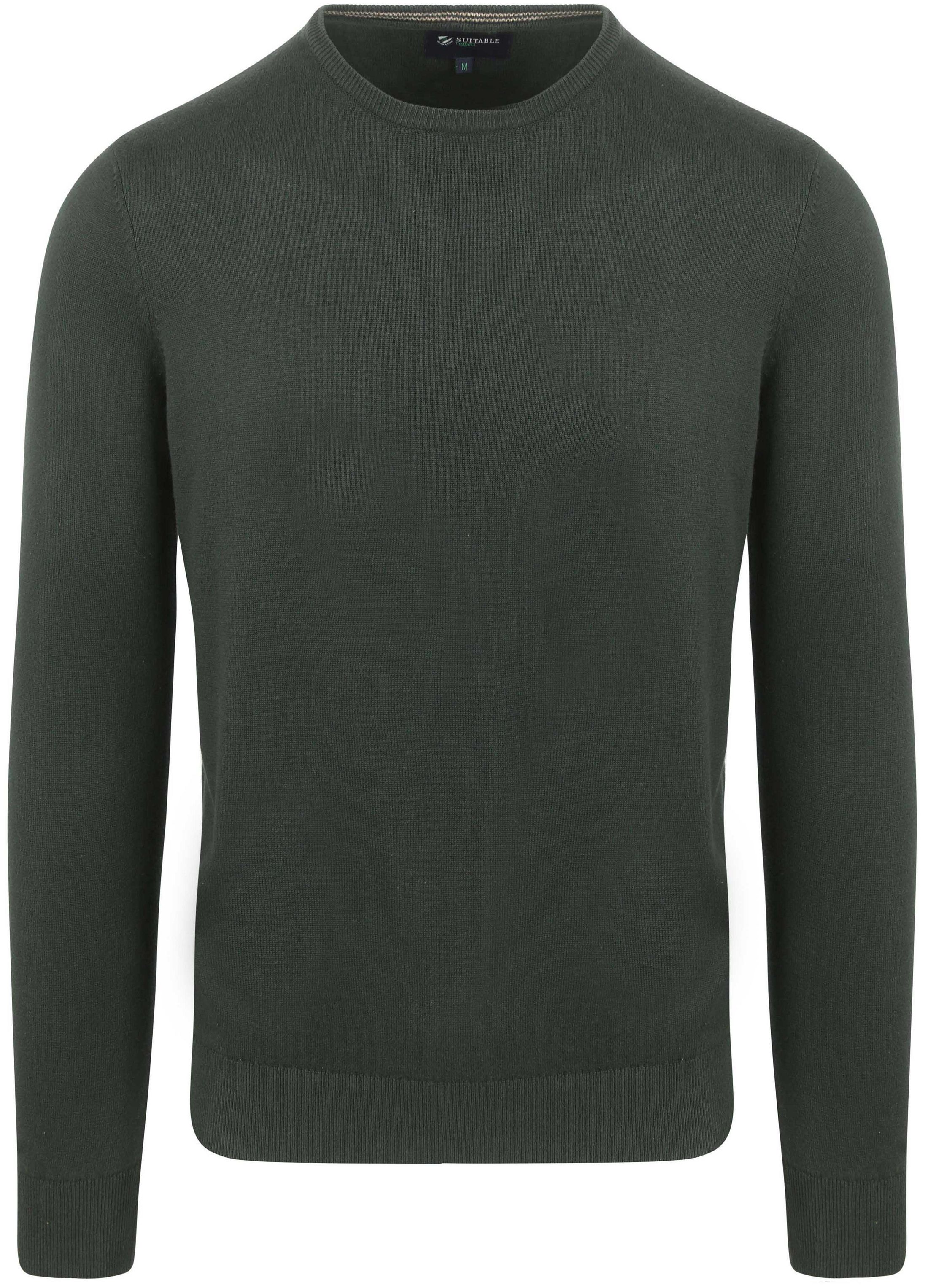 Suitable Respect Oinir Pullover Mørkegrøn RSP-24PUO-GR