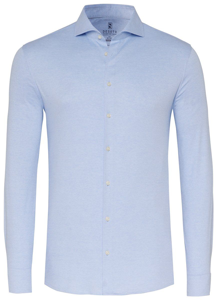 Desoto Essential Chemise Hai Piqué Bleu Clair commander en ligne | 87007-3-502 | Suitable Luxembourg