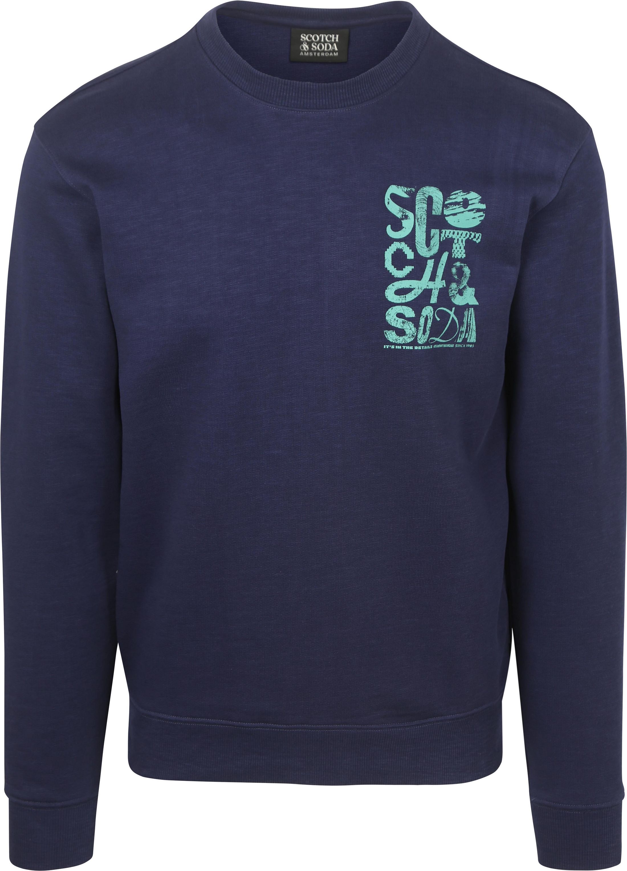 Scotch and Soda Sweter Granatowy 181285-410 