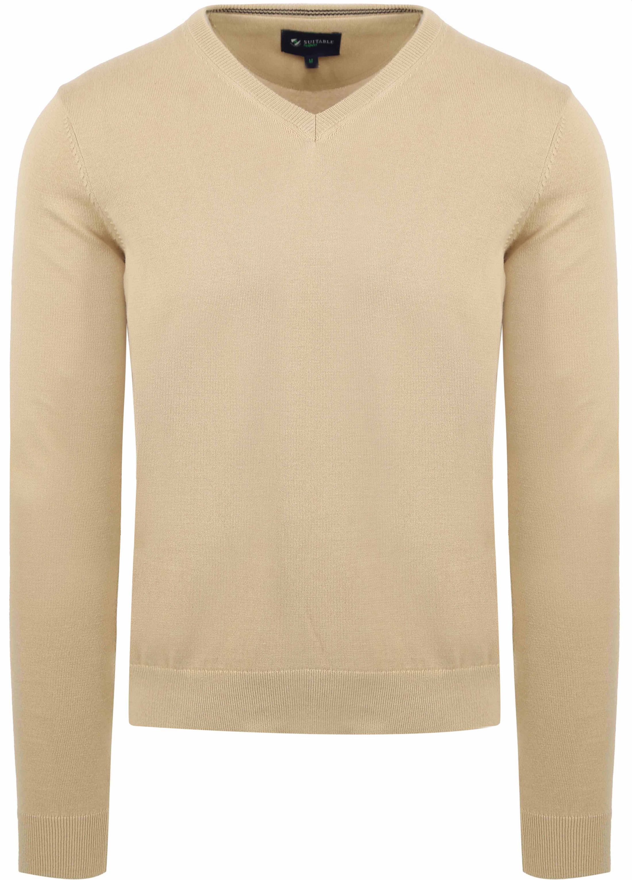 Suitable Respect Vinir Pullover Beige KN-VI-RSP23-SA kopen | Suitable