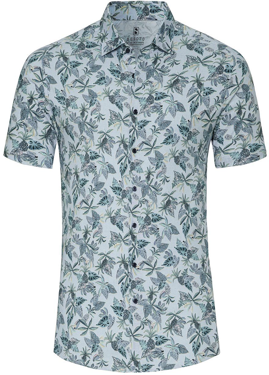 Desoto Short Sleeve Jersey Shirt Print Light Blue order online | 73232-3-616 | Suitable Slovakia